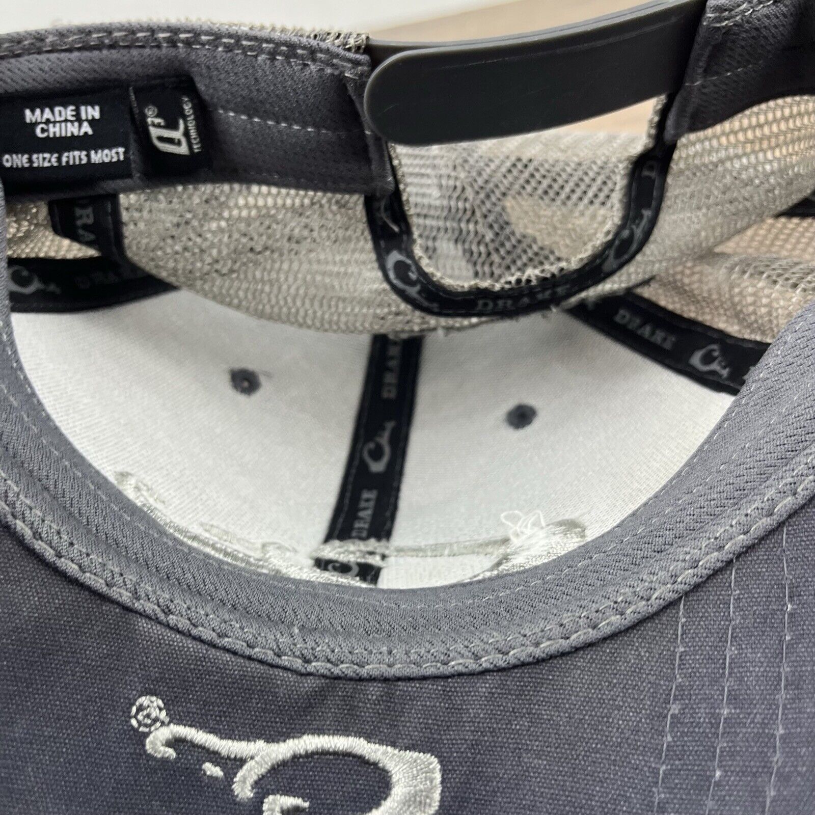 Other Quicksilver Hat Gray Cap Adjustable Hat Gray Adult Fit Hat Size ONE SIZE - 16 Thumbnail