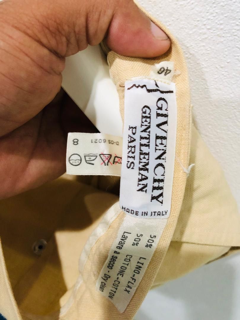 Givenchy × Vintage Vintage GIVENCHY Linen Blends pants Size US 30 / EU 46 - 11 Thumbnail