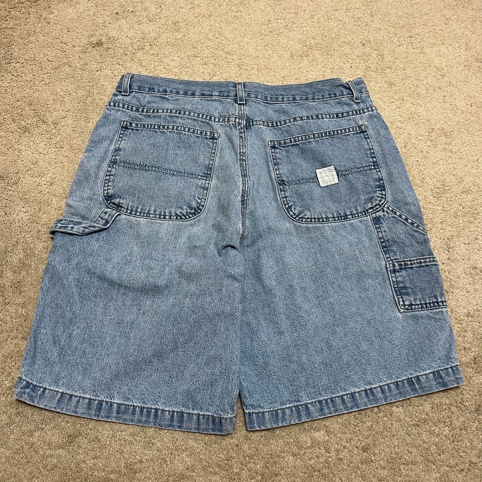 Faded Glory Faded Glory Denim Light Wash Workwear Utility Jorts 32W Size US 32 / EU 48 - 2 Thumbnail