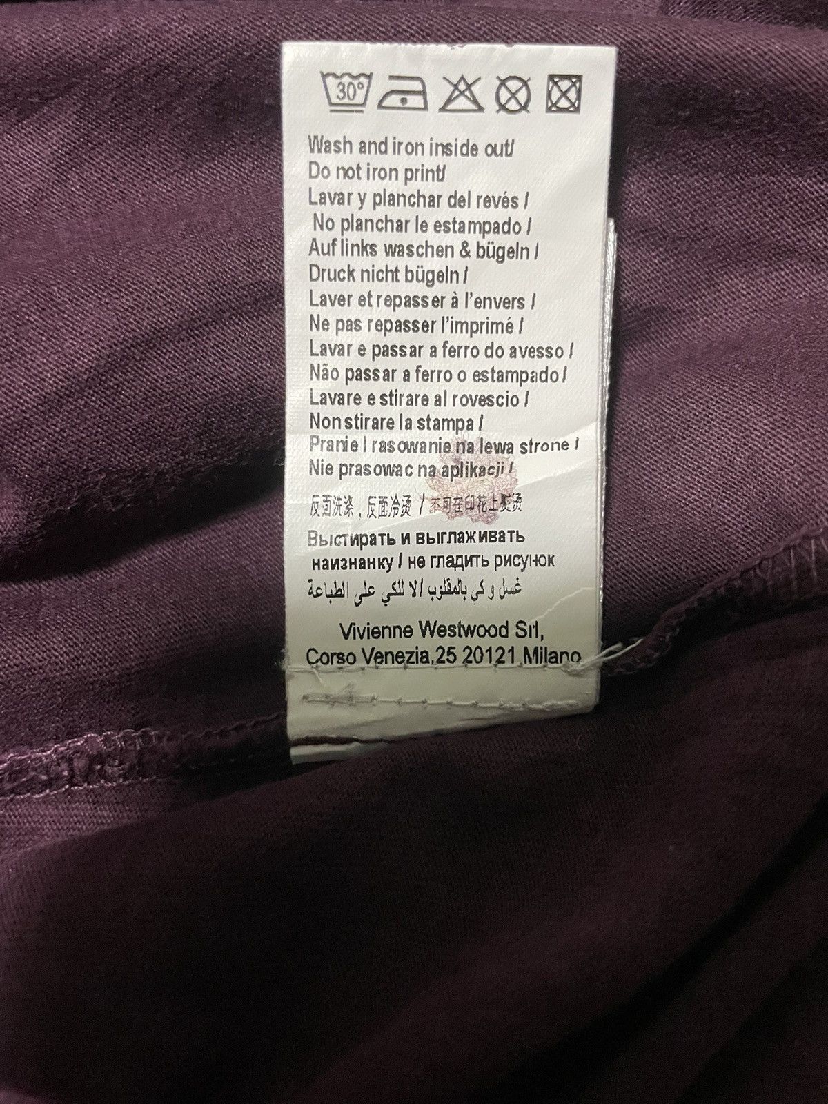 Vivienne Westwood Vivienne Westwood x Anglomania t shirt Size US L / EU 52-54 / 3 - 7 Thumbnail