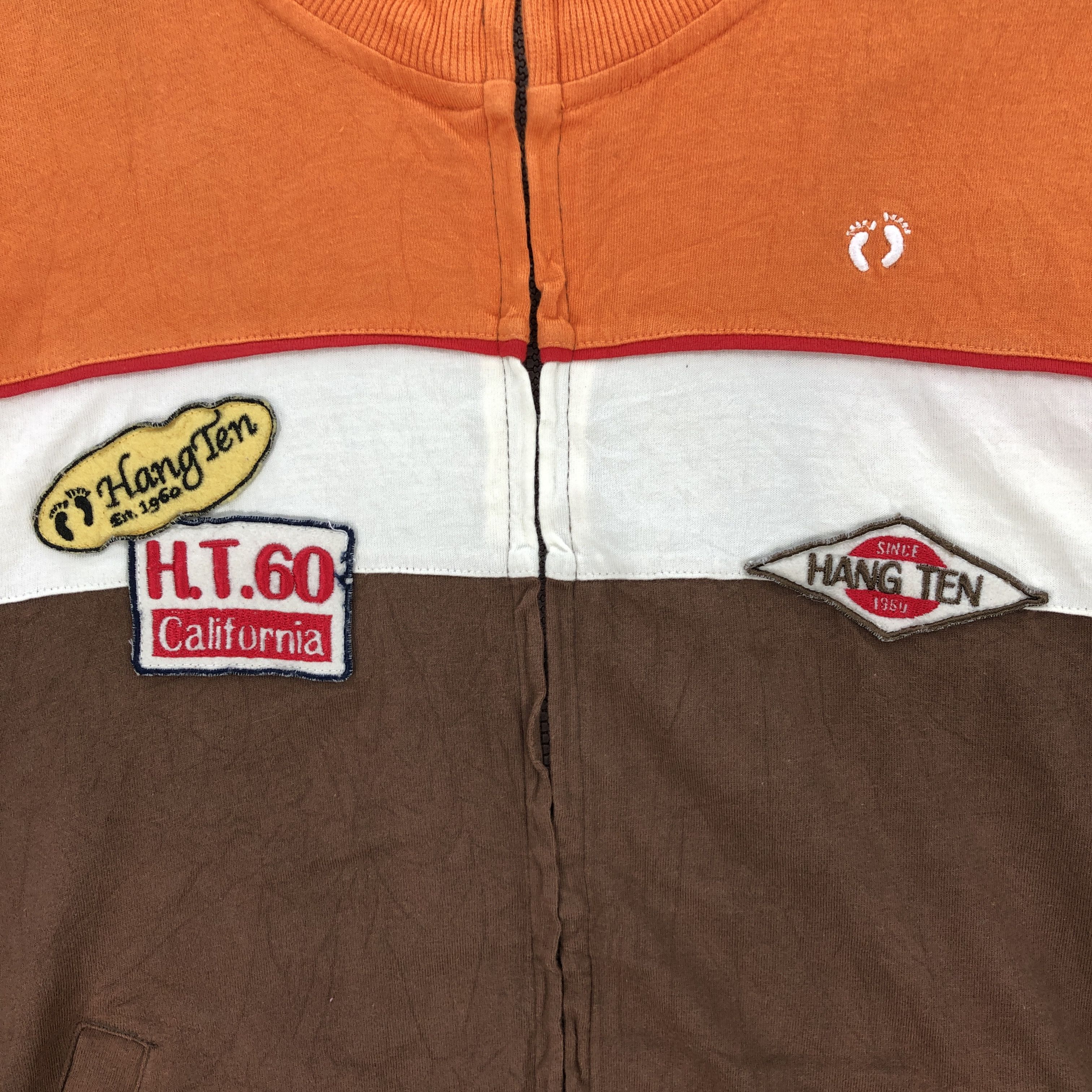 Hang Ten Vintage Hang Ten Sweatshirt Zipper Surf Sweater Jumper Size US M / EU 48-50 / 2 - 7 Thumbnail