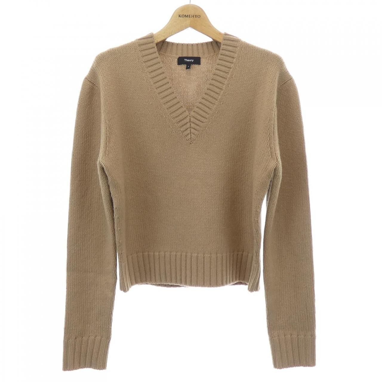 Theory Theory Theory Cashmere Blend Knit Textile Tops 01-4301721 DUTY FREE for USA Size ONE SIZE - 1 Thumbnail