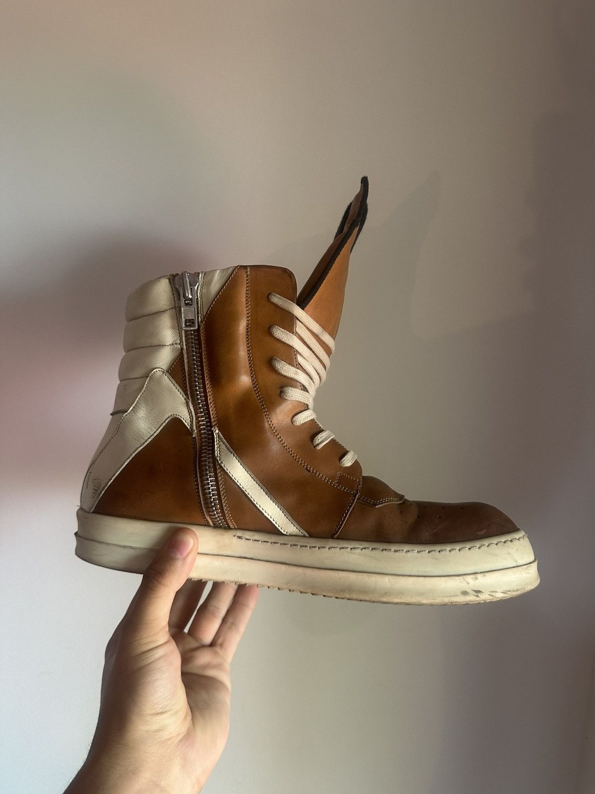 Rick Owens Rick owens SS16 Caramel Geobaskets Size US 10 / EU 43 - 6 Thumbnail