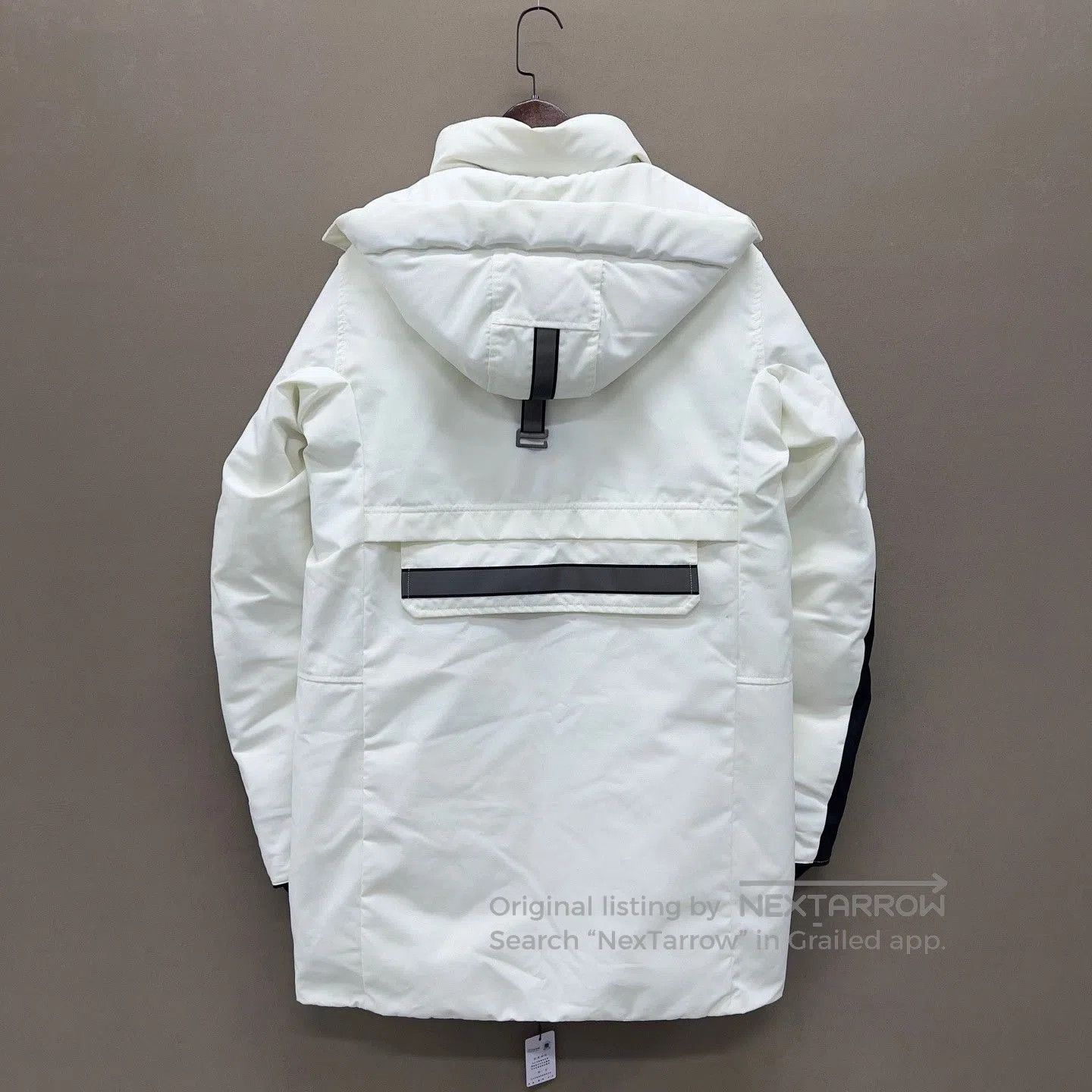 Canada Goose white long parka with black accents. Size US M / EU 48-50 / 2 - 2 Thumbnail