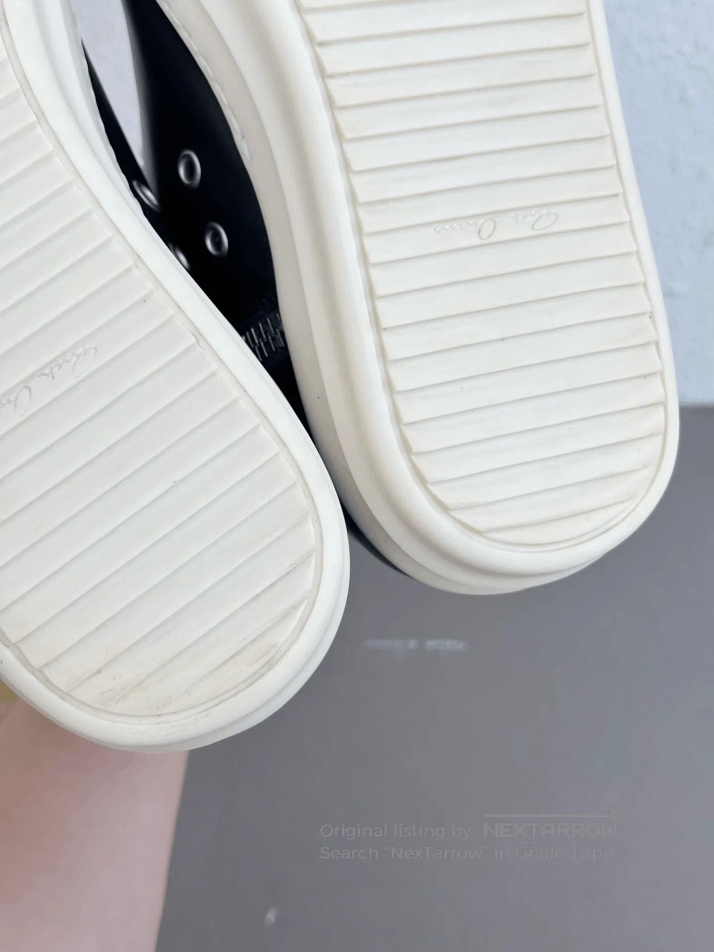 Rick Owens Rick Owens Leather High-Top Sneakers. Size US 10.5 / EU 43-44 - 7 Thumbnail