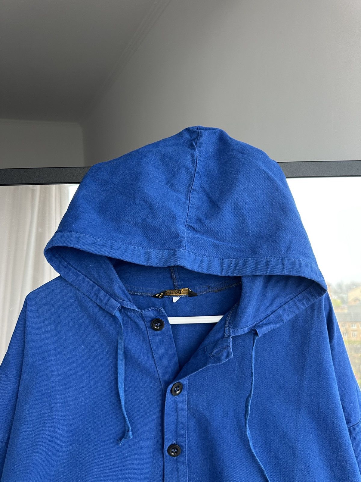 Japan Blue Kuso Japan Blue Smock Hoodie Vintage Oversized Workwear Size US XL / EU 56 / 4 - 2 Thumbnail