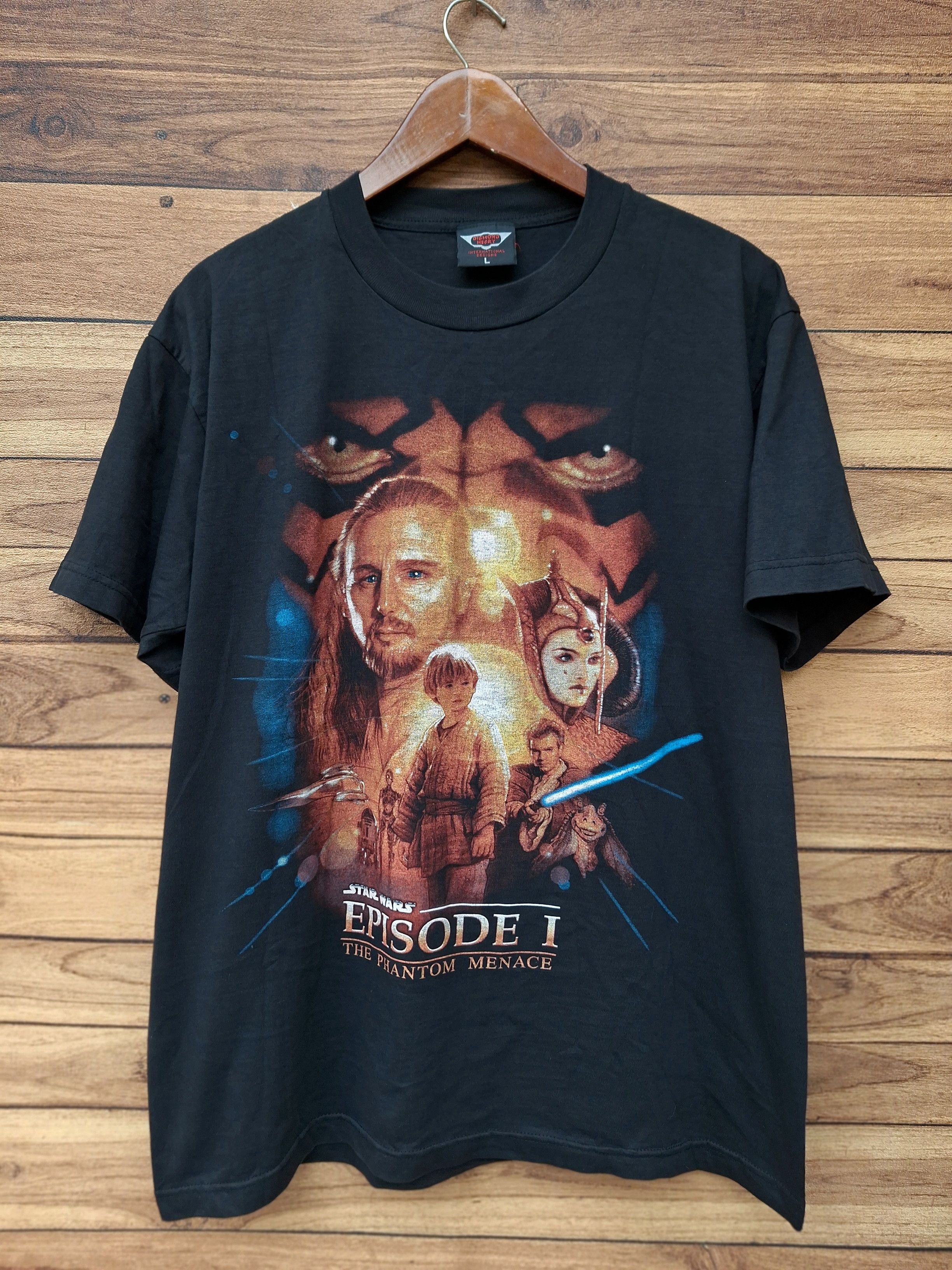 Star Wars 🔥RARE🔥 Vintage Star wars 90s episode 1 action film graphic Size US L / EU 52-54 / 3 - 1 Thumbnail