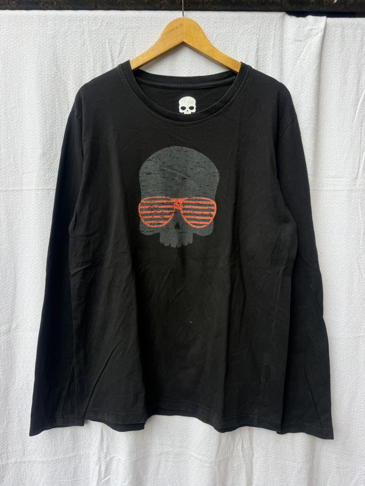 HYDROGEN Hydrogen skull longsleeve tee Size US L / EU 52-54 / 3 - 1 Thumbnail