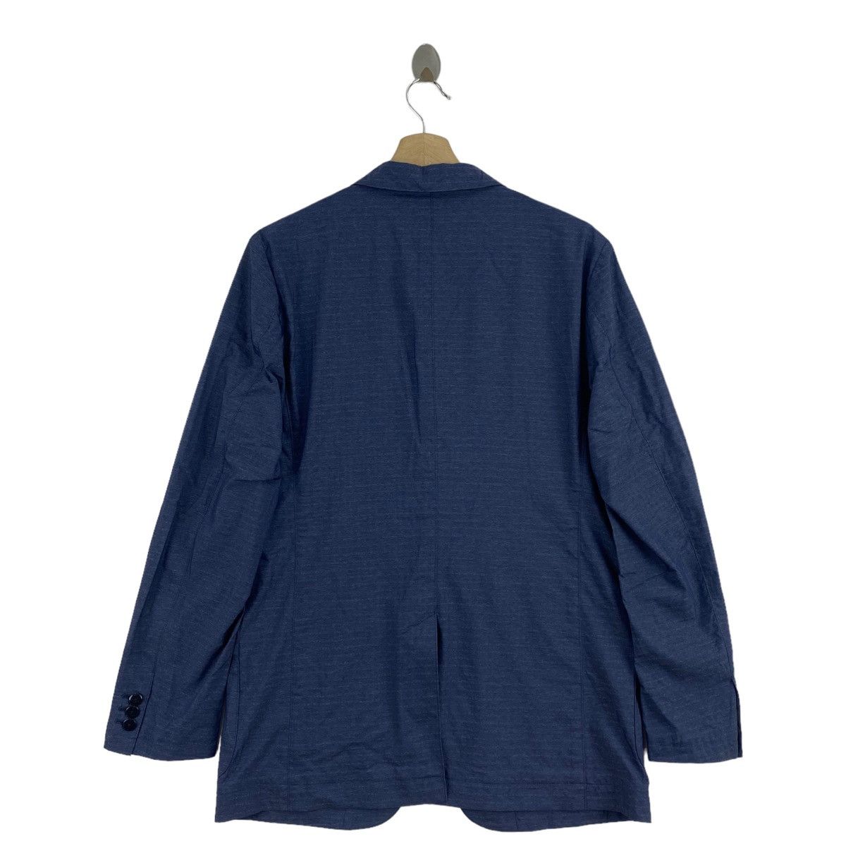 Japanese Brand TIMONE TABITUS Japanese Brand Multi Pocket Blue Blazer Coat Size US L / EU 52-54 / 3 - 2 Thumbnail