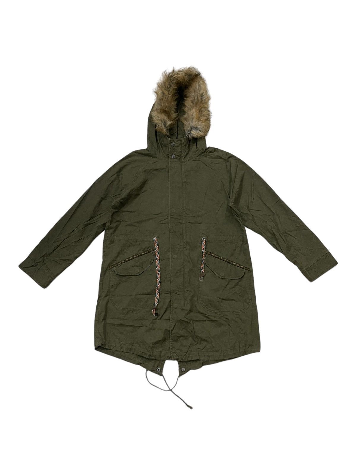 Beauty Beast Titicaca Faux Fur Hood Bondage Punk Parka Jacket Size US L / EU 52-54 / 3 - 1 Thumbnail