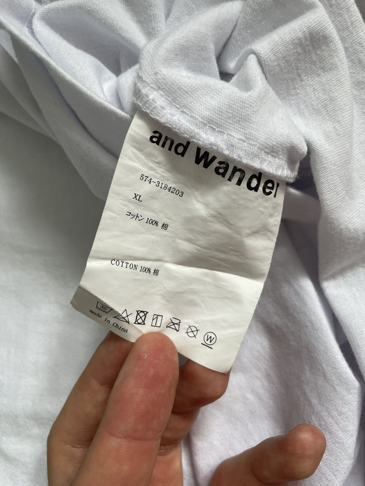 And Wander Rare and Wander Big Logo T-shirt Outdoor Streetwear Tee Size US XL / EU 56 / 4 - 7 Thumbnail