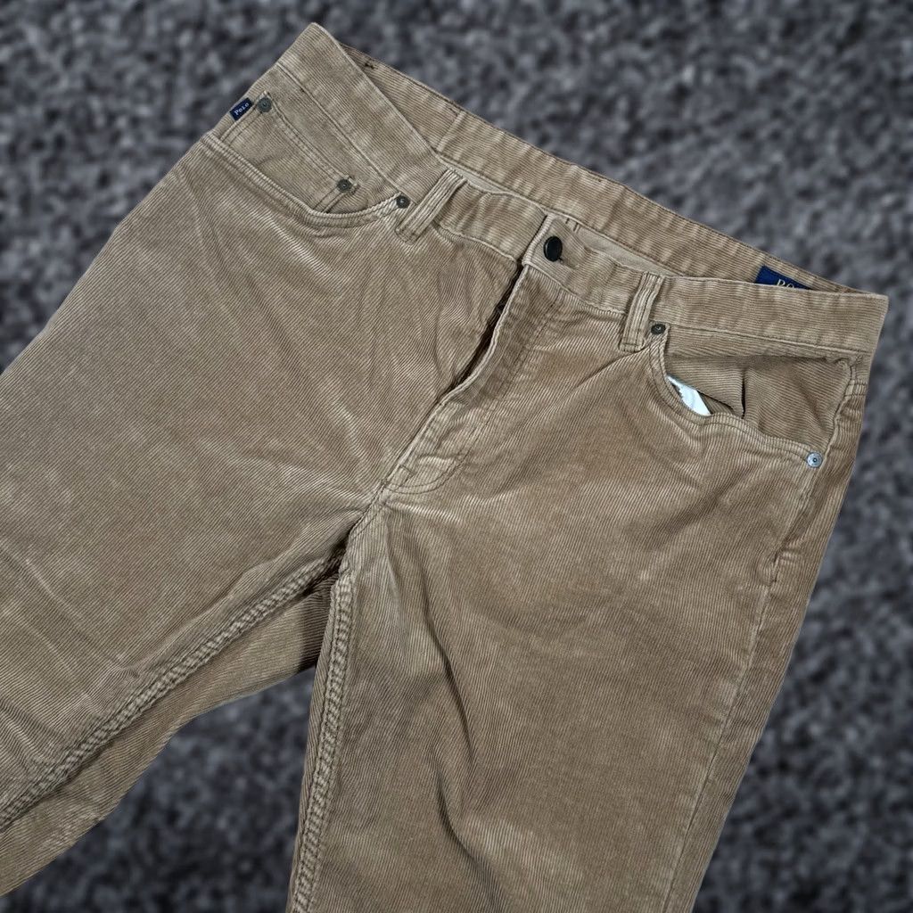 Polo Ralph Lauren Polo Ralph Lauren Corduroy Pants Slim Straight 35x31 Blue Mens Chino Pants Size US S / EU 44-46 / 1 - 1 Thumbnail