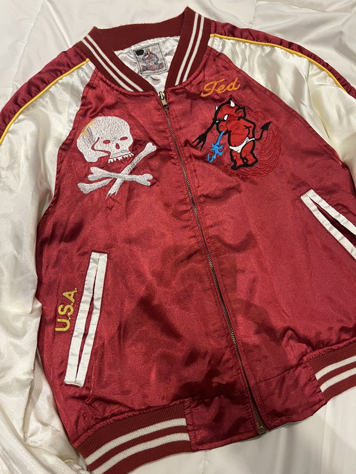 Vintage Y2k Ted Company USA Sukajan Jackets Size US S / EU 44-46 / 1 - 7 Thumbnail
