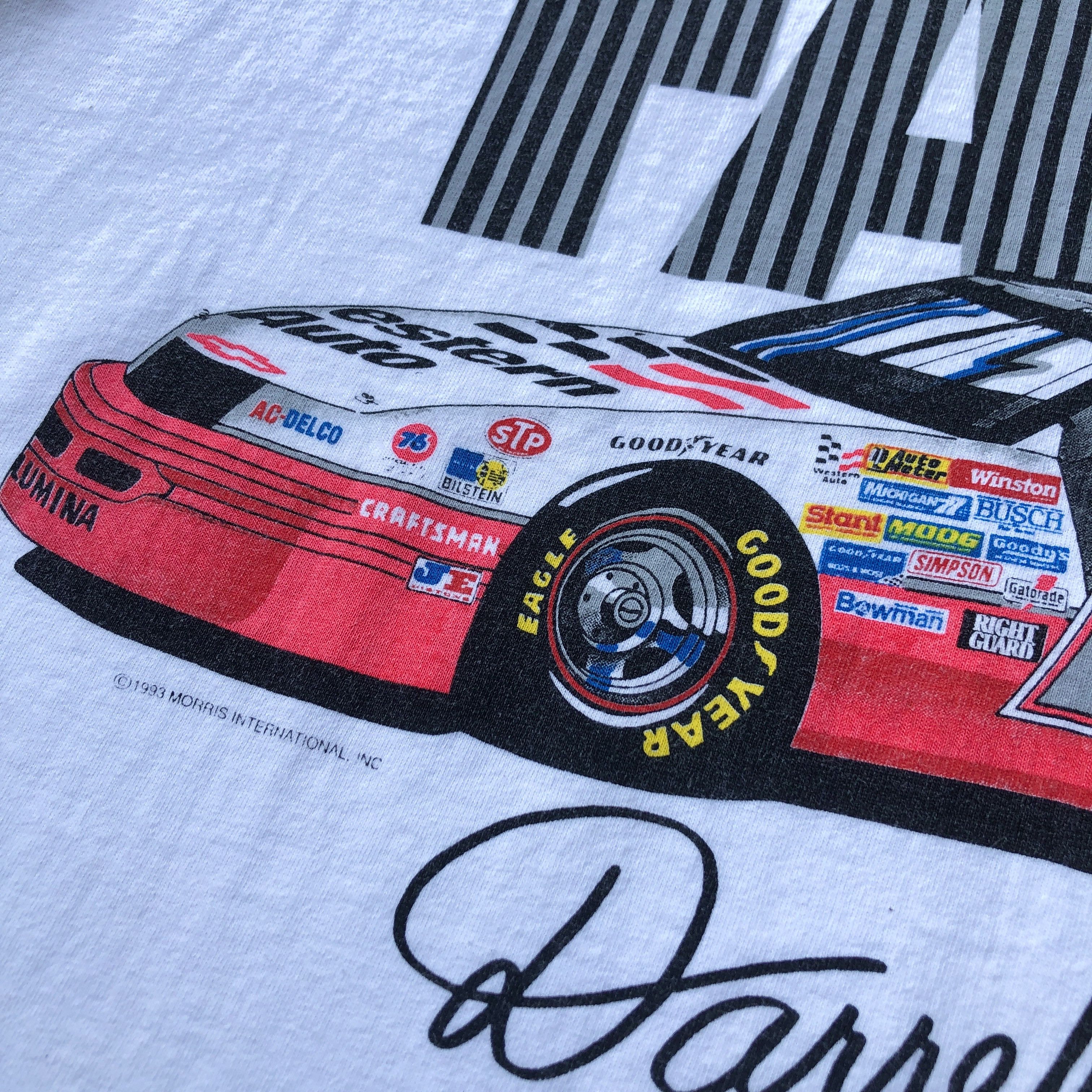NASCAR Darrell Waltrip NASCAR white cotton t-shirt Size US XL / EU 56 / 4 - 4 Thumbnail