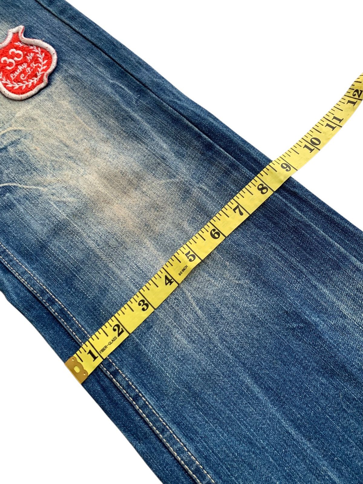 If Six Was Nine Vintage Lucky Store Patches Avant Garde Jeans 🇯🇵 Size US 34 / EU 50 - 23 Thumbnail