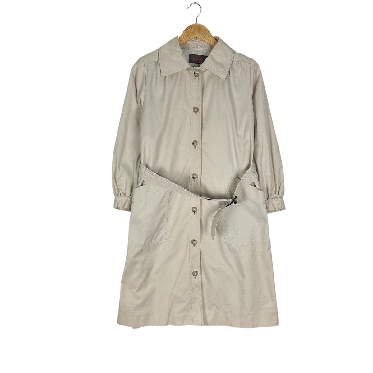 Yves Saint Laurent YSL TRENCH COAT JACKET Size M / US 6-8 / IT 42-44 - 2 Thumbnail