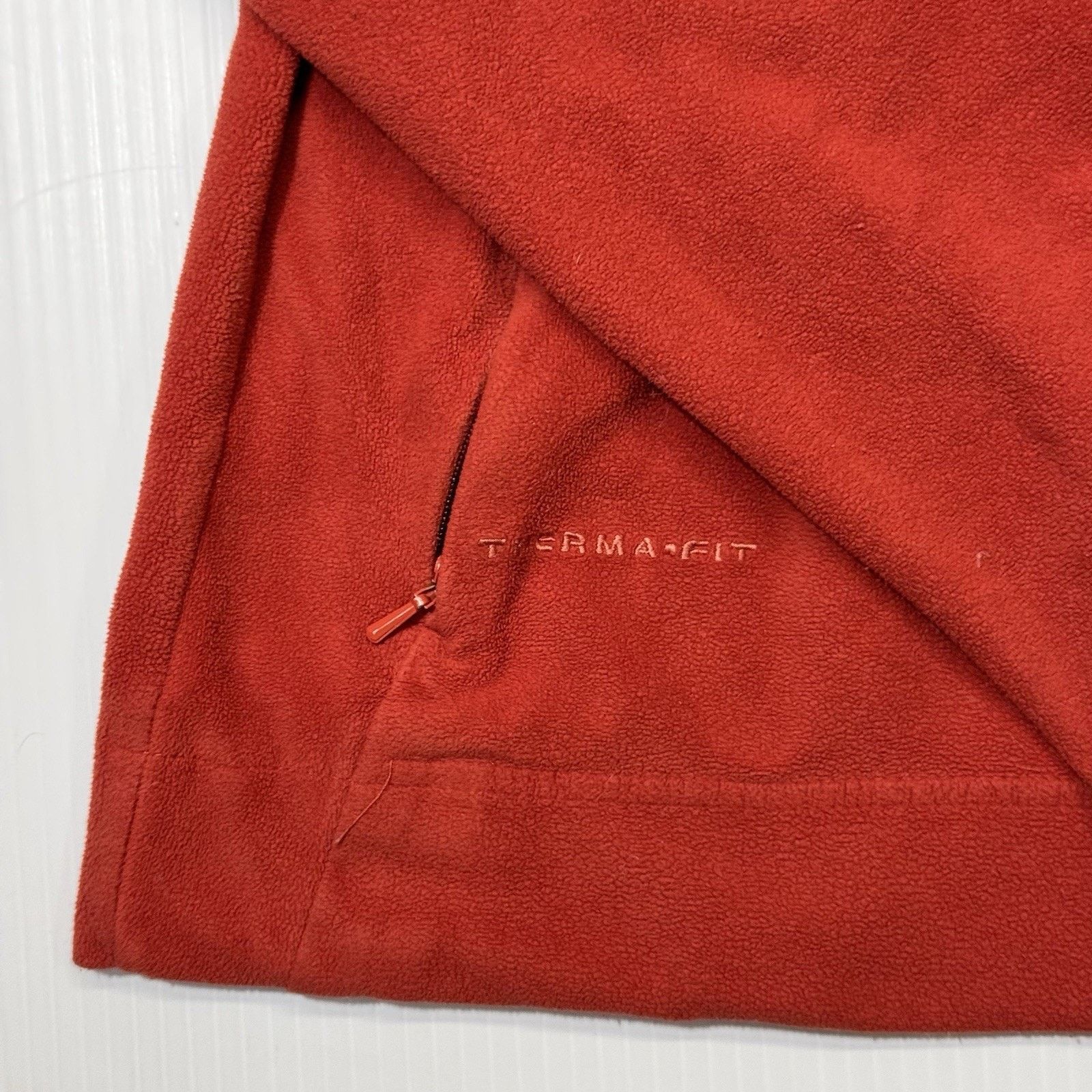 Nike ACG Nike ACG Pullover Womens Medium Orange Therma-Fit Fleece Size M / US 6-8 / IT 42-44 - 2 Thumbnail