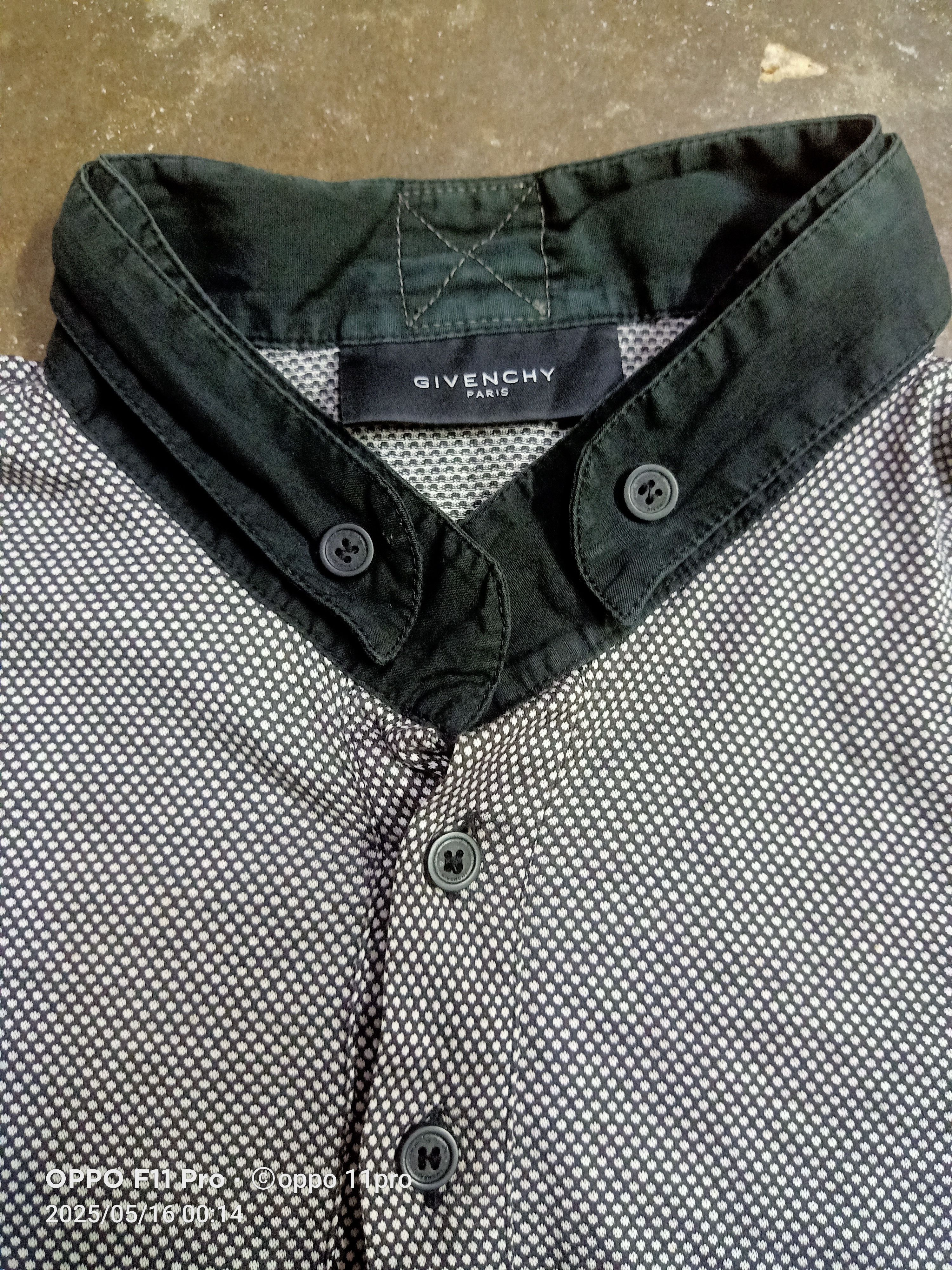 Givenchy × Riccardo Tisci Givenchy Paris Vintage 90s LongSleeve Polo Double Coller Size US M / EU 48-50 / 2 - 2 Thumbnail