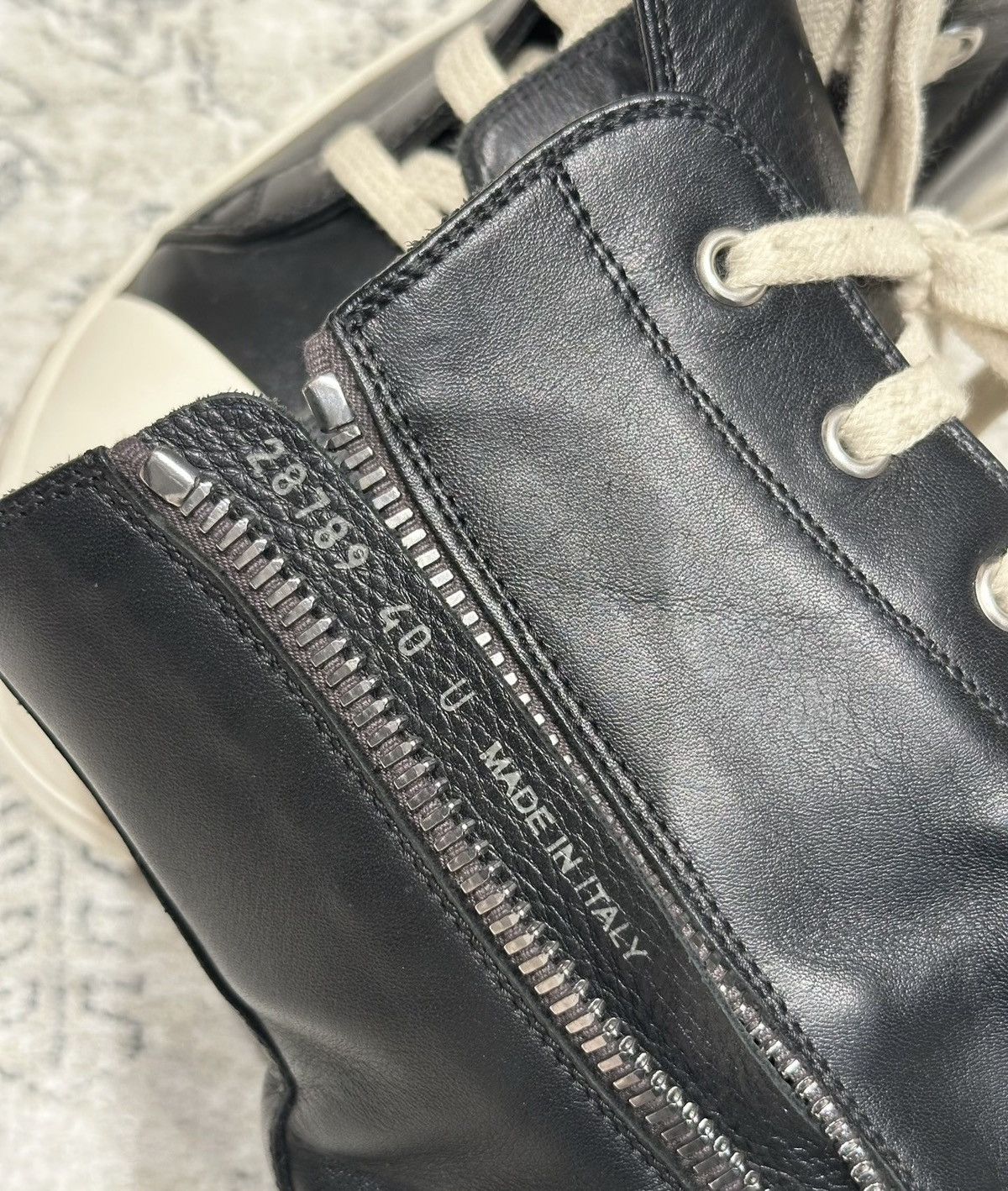 Rick Owens Rick Owens Mainline High-Top Zip Big Converse Size US 7 / EU 40 - 6 Thumbnail