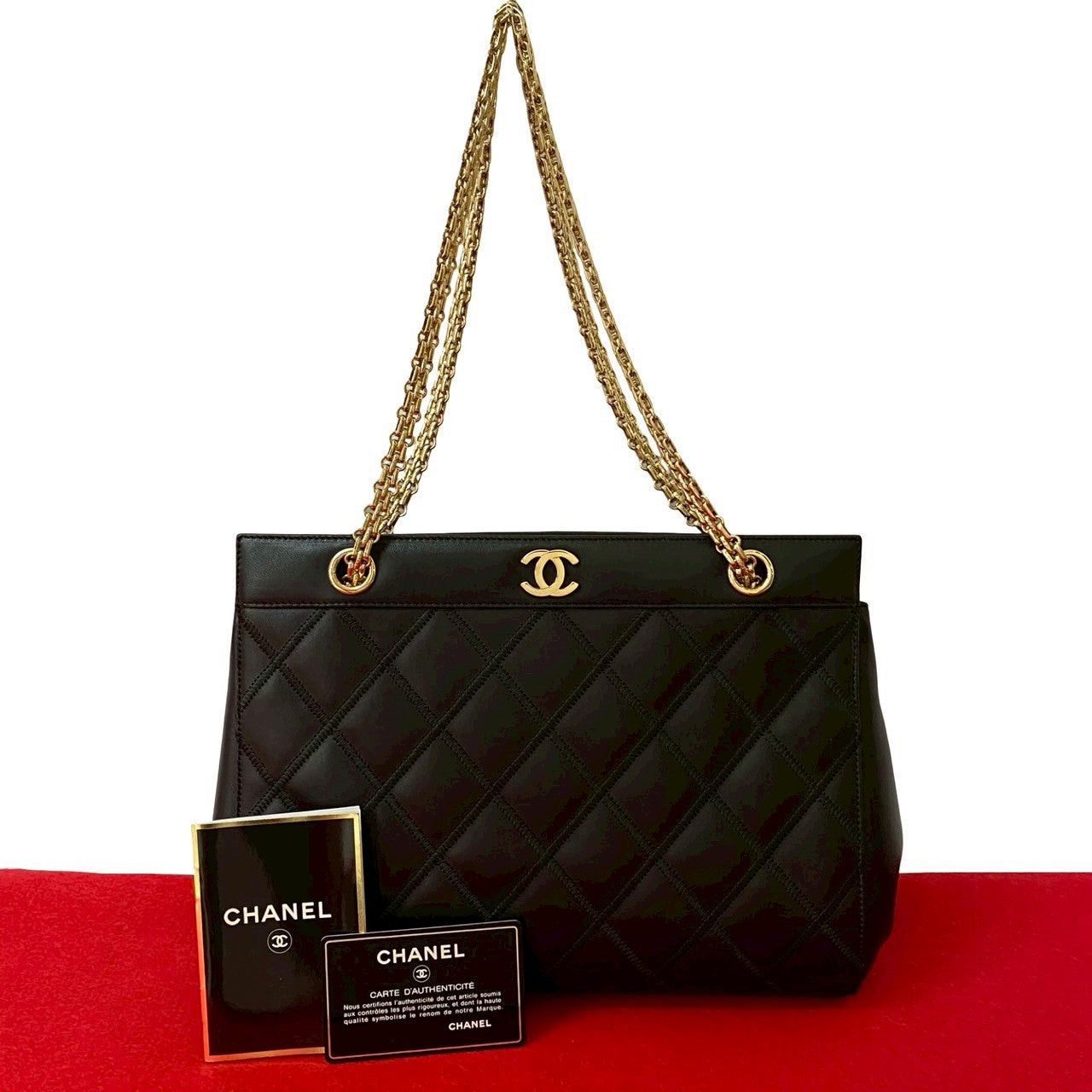 Chanel Chanel Shoulder Bag Black Leather Size ONE SIZE - 1 Thumbnail