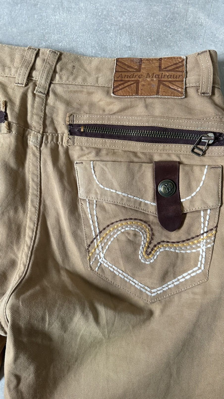 Japanese Brand ANDRE MALRAUR KHAKIS PANT Size US 40 / EU 56 - 14 Thumbnail