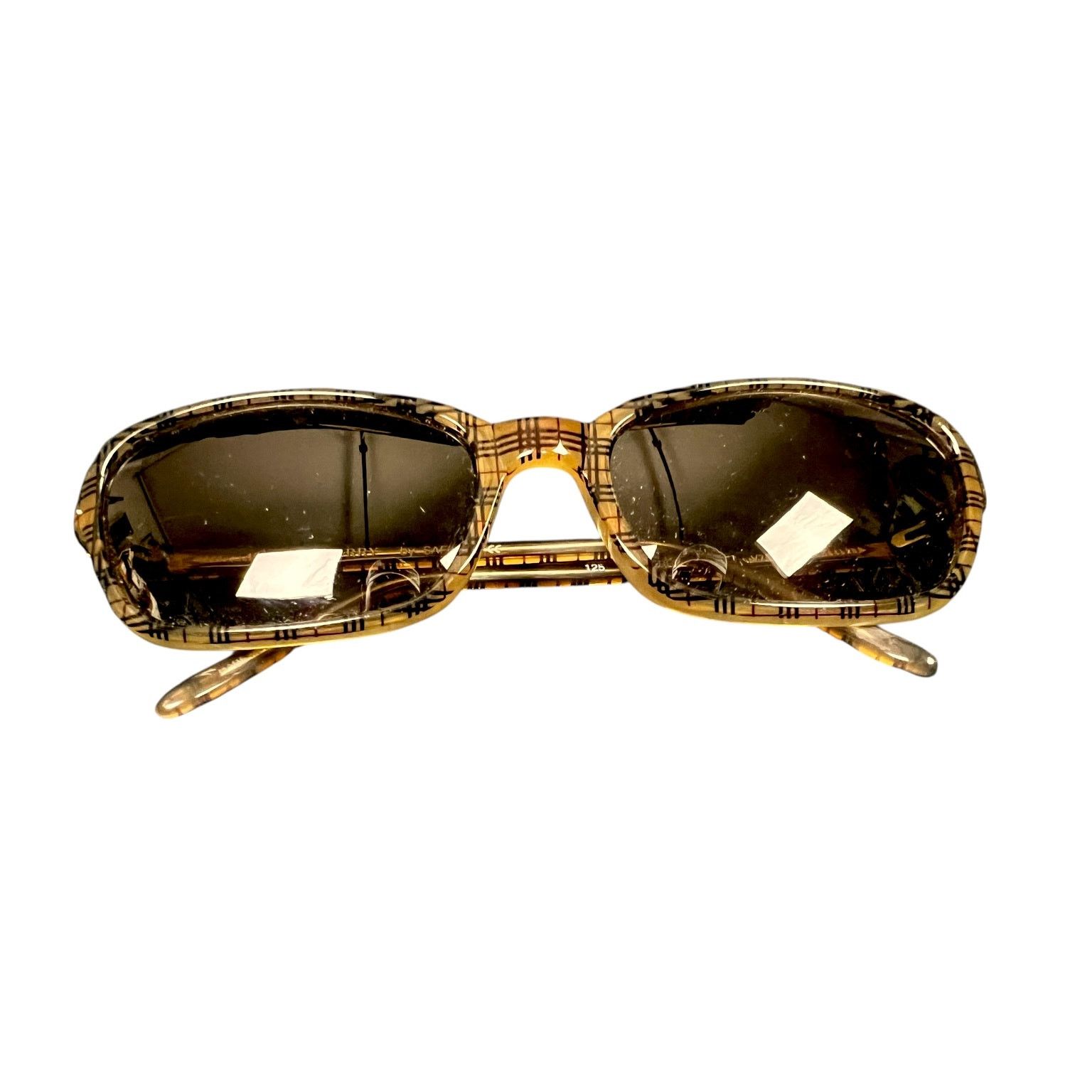 Burberry Burberry Vintage Check Pattern Sunglasses - $300 Retail Size ONE SIZE - 1 Thumbnail