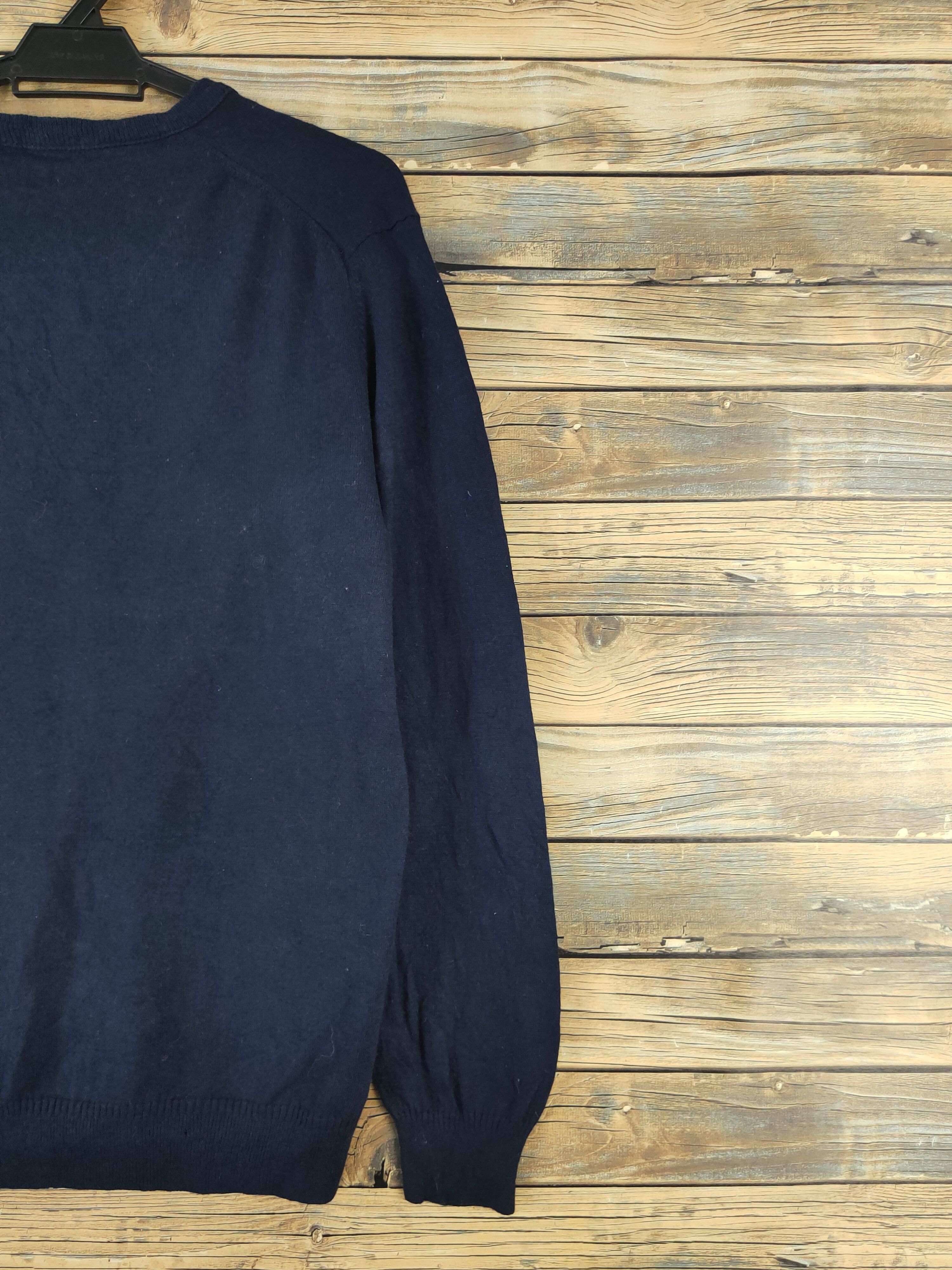 GU × Homespun Knitwear GU Navy Knitwear Cardigan #W2119 Size US M / EU 48-50 / 2 - 9 Thumbnail