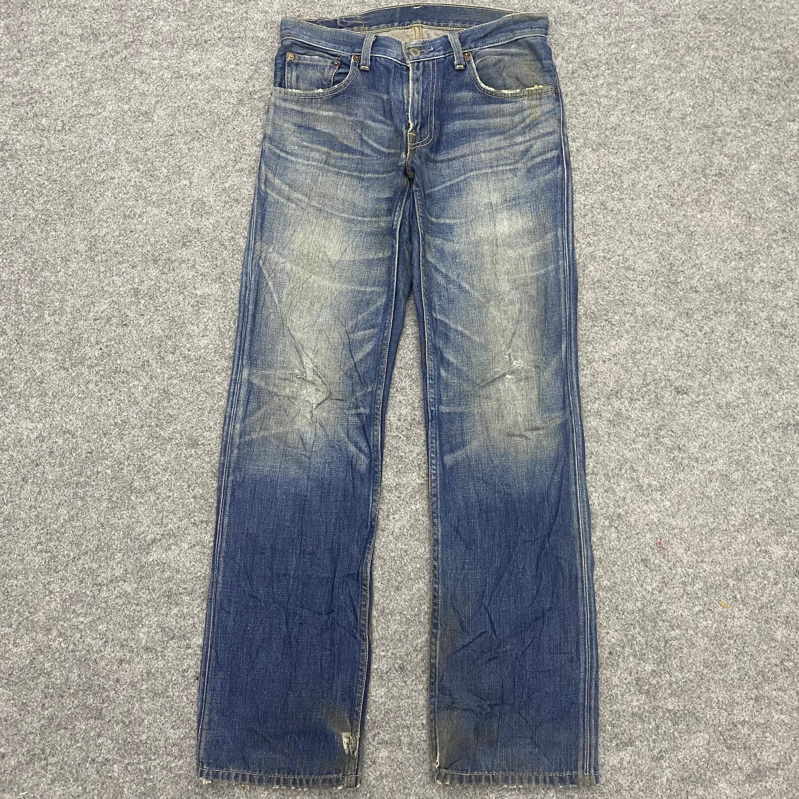 Levi's Vintage Levis 503 Distressed Denim Kurt Cobain Style Size US 30 / EU 46 - 1 Thumbnail