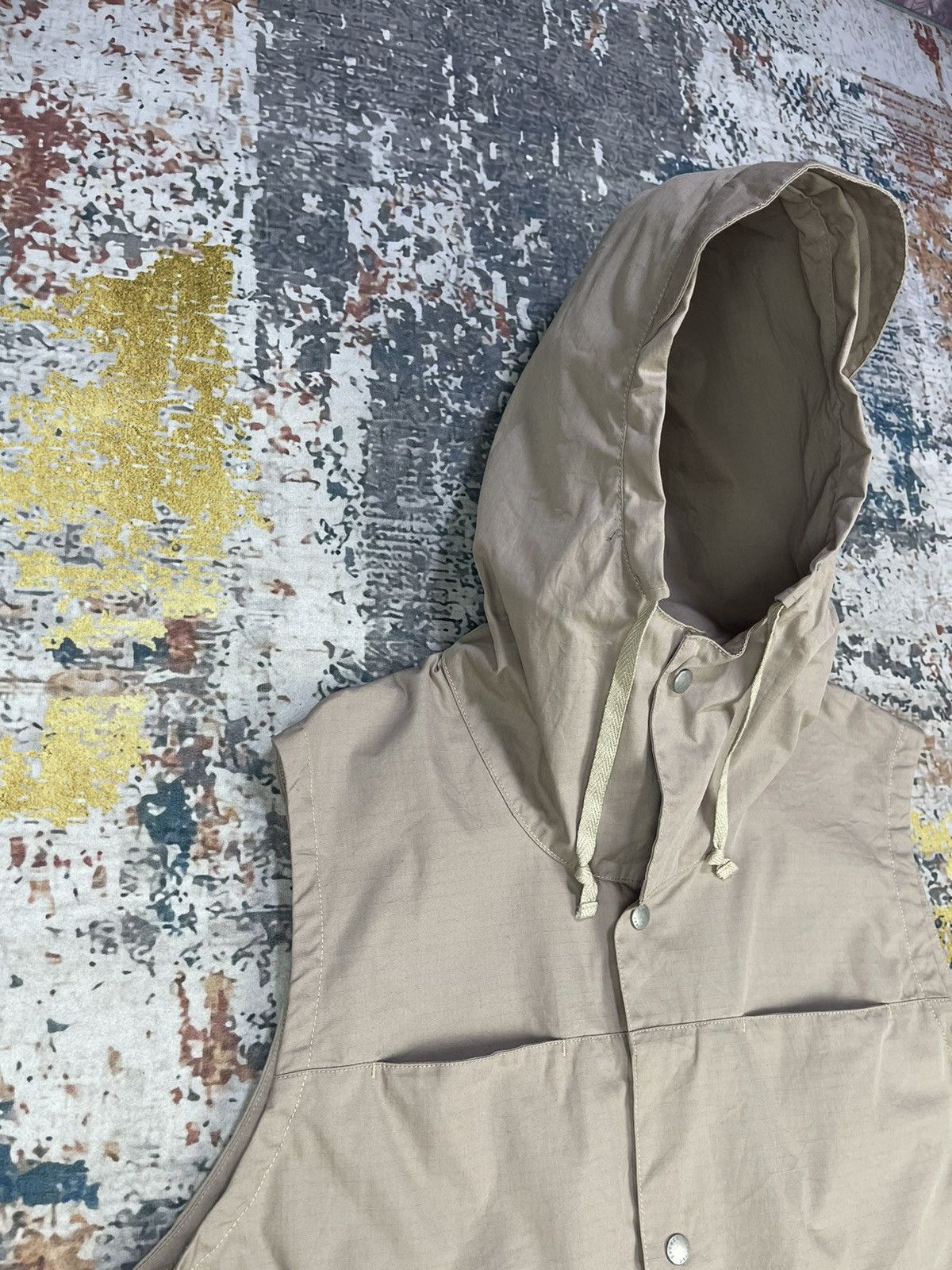 Japanese Brand Garage Green Works Multi Pocket Ripstop Field Vest Size US S / EU 44-46 / 1 - 4 Thumbnail