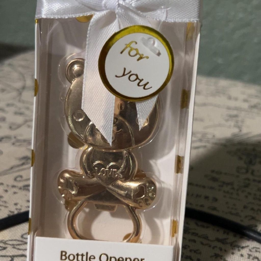The Unbranded Brand Gold baby bear bottle opener#bottleopener #gifting Size ONE SIZE - 2 Thumbnail