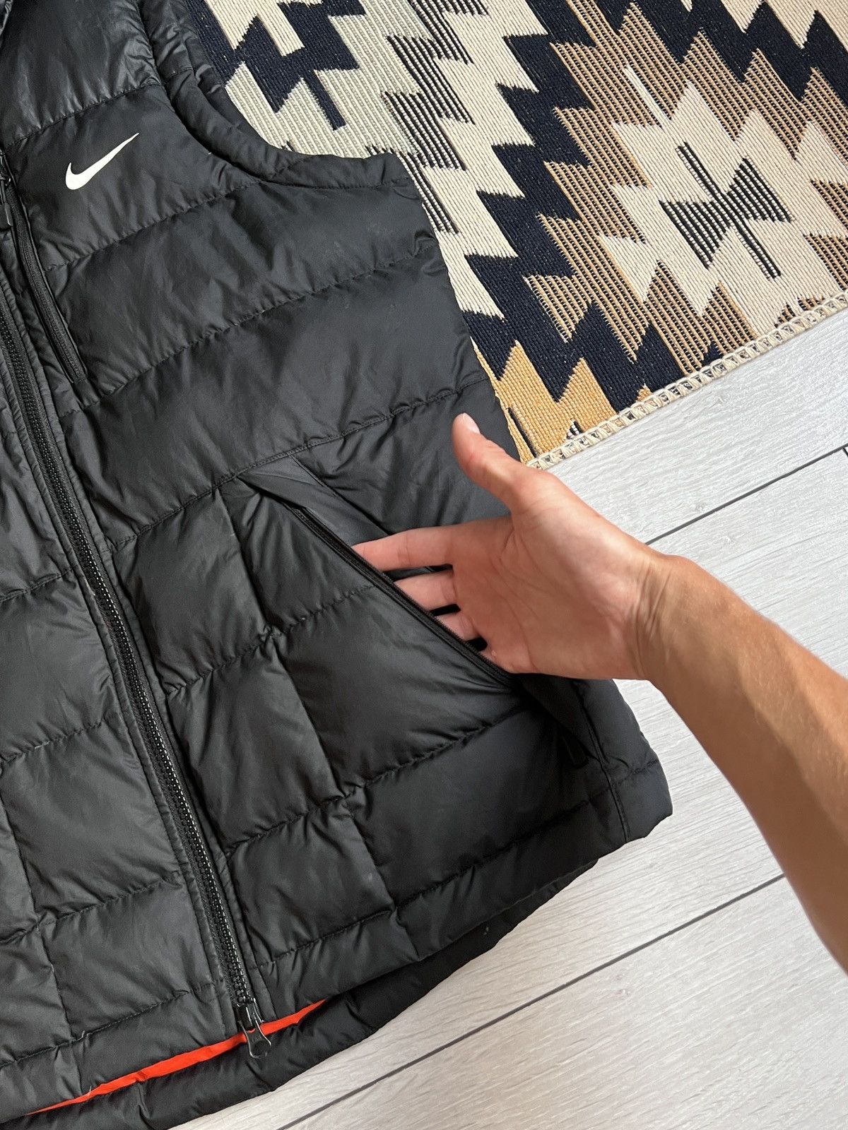 Nike Vintage Nike Drill Y2k Puffer Vest Size US M / EU 48-50 / 2 - 9 Thumbnail