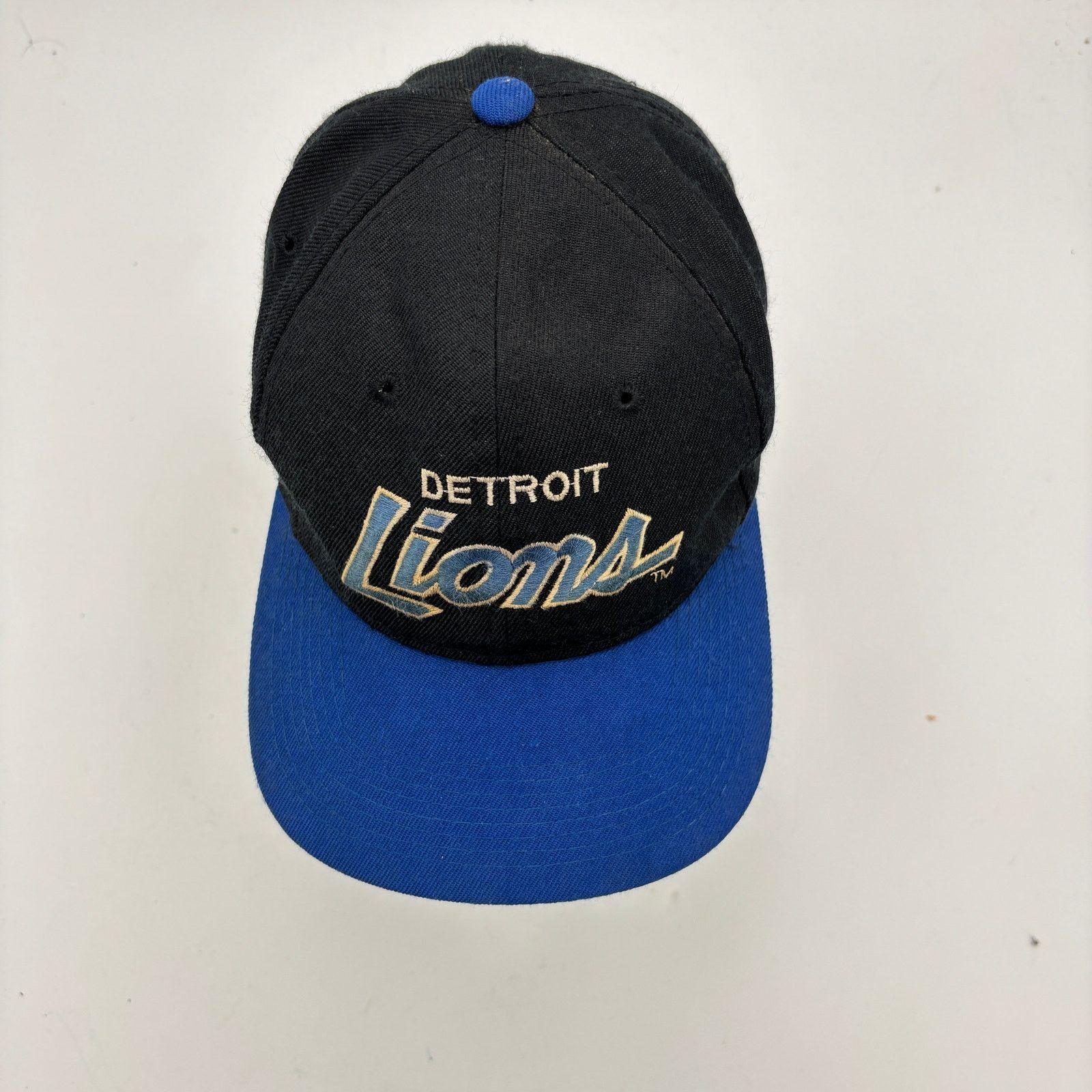 Sports Specialties × Vintage VTG Sports Specialties Detroit Lions Script Snapback NFL Size ONE SIZE - 6 Thumbnail