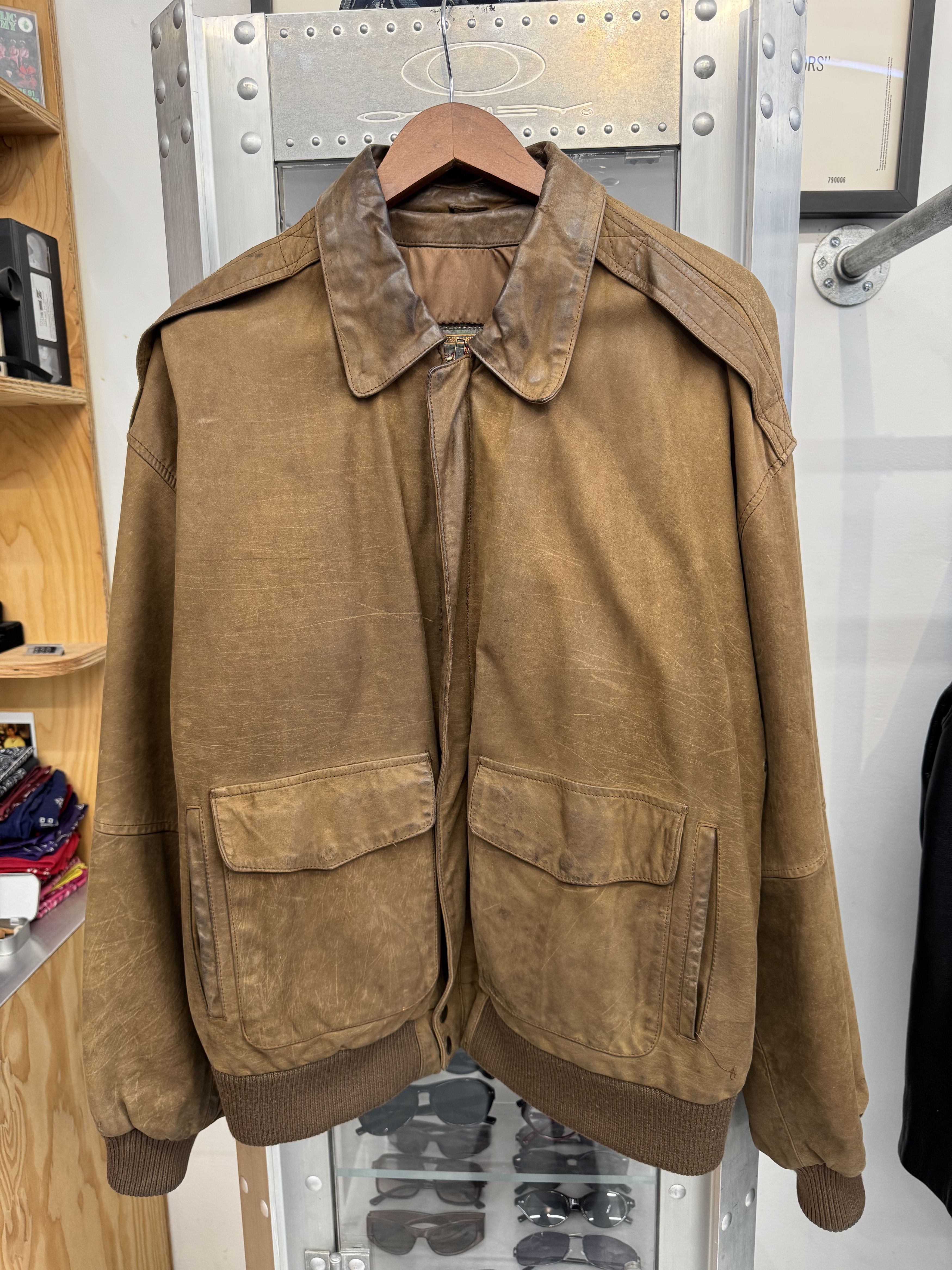 Adventure Bound Vintage Aviator Jacket Size US XL / EU 56 / 4 - 1 Thumbnail