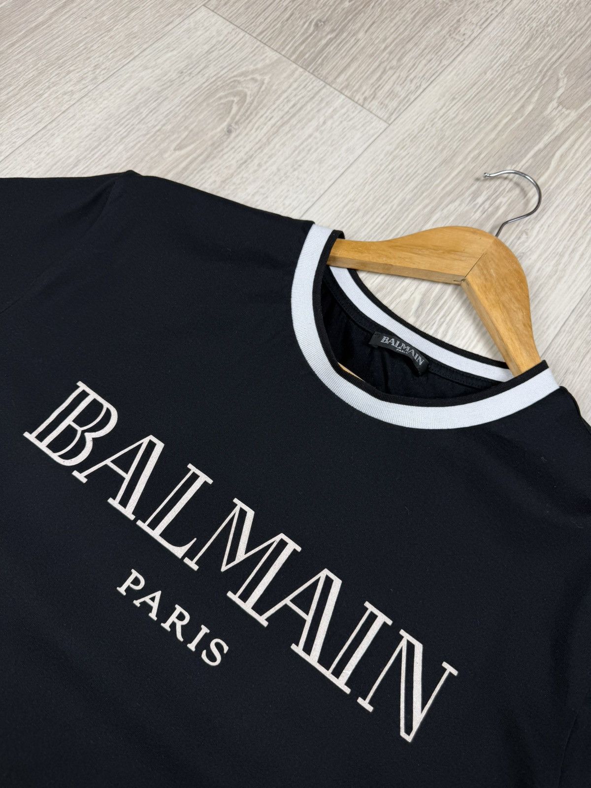 Balmain BALMAIN T-Shirt Big Logo Size US XL / EU 56 / 4 - 5 Thumbnail