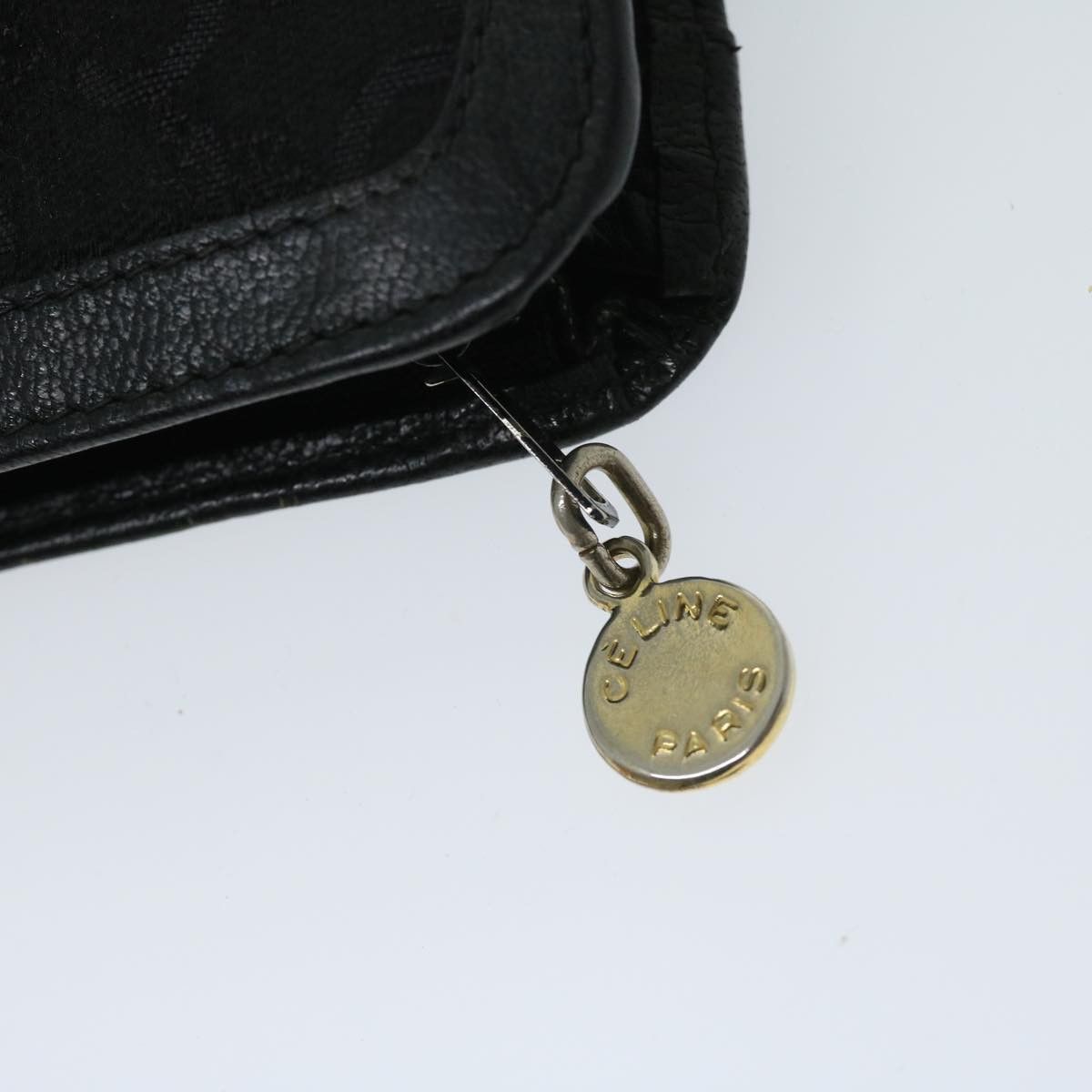 Celine CELINE C Macadam Canvas Clutch Bag Black Size ONE SIZE - 12 Thumbnail