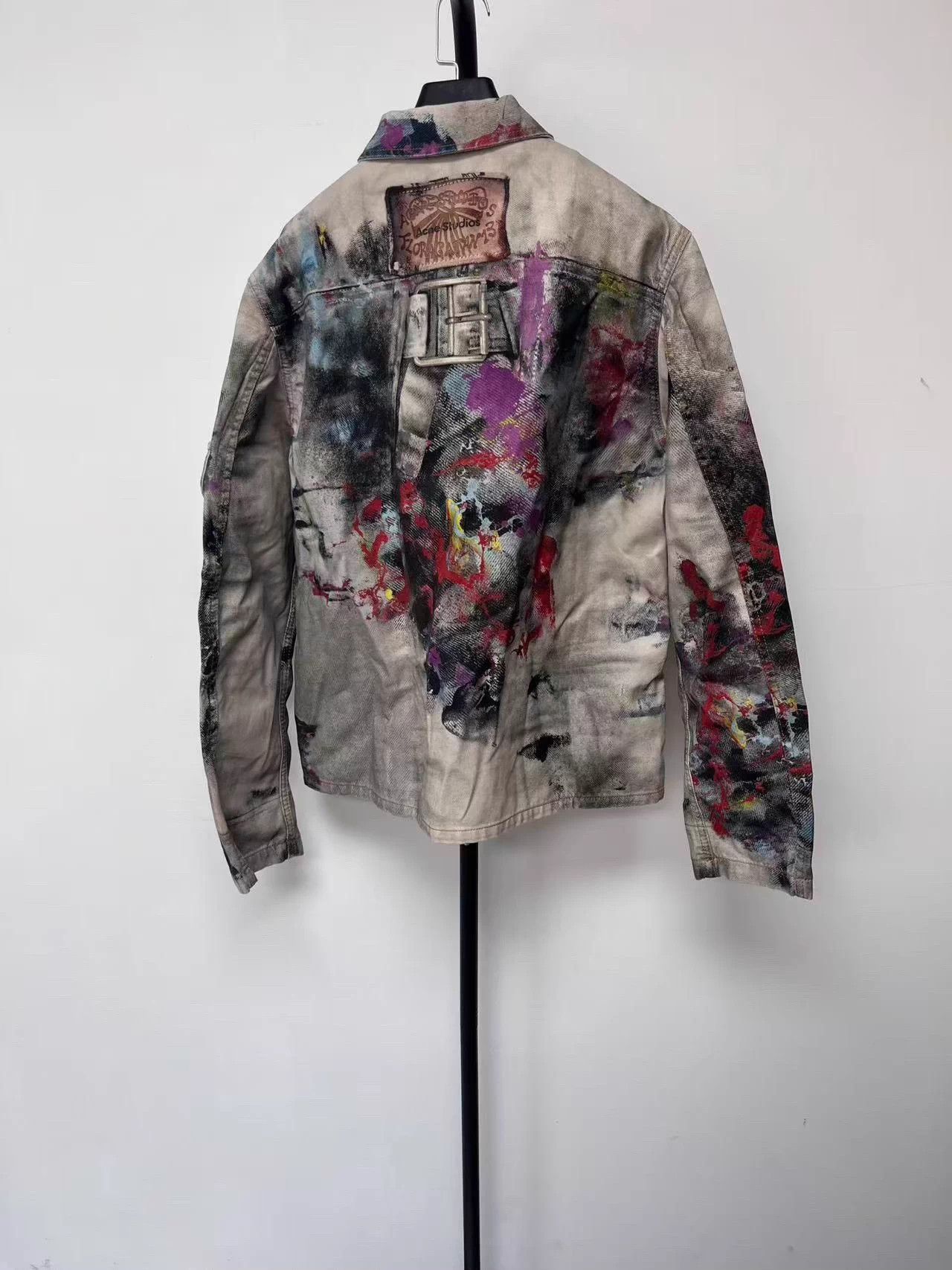 Acne Studios Acne Studios Distressed Tie-Dye Denim Jkt Men 48 Size US S / EU 44-46 / 1 - 2 Thumbnail