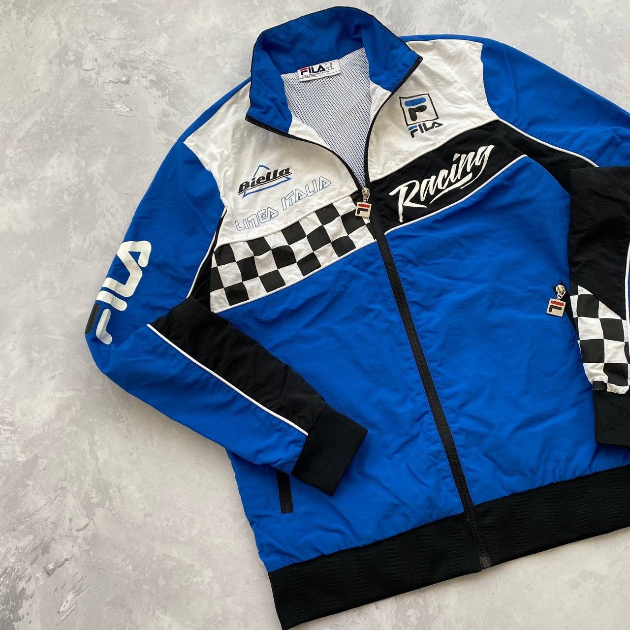 Fila Vintage Racing jacket FILA blue f1 Size US M / EU 48-50 / 2 - 2 Thumbnail