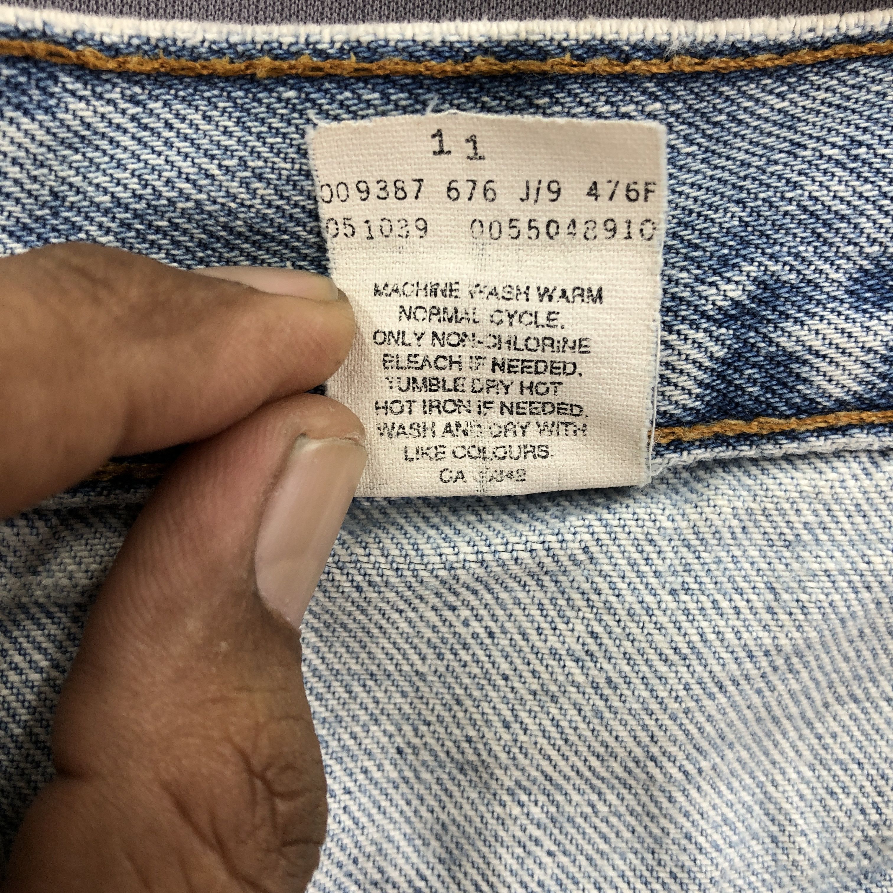 Levi's Vintage Levis 550 Stonewash Jeans Levi's Mud Faded Denim Size US 30 / EU 46 - 7 Thumbnail
