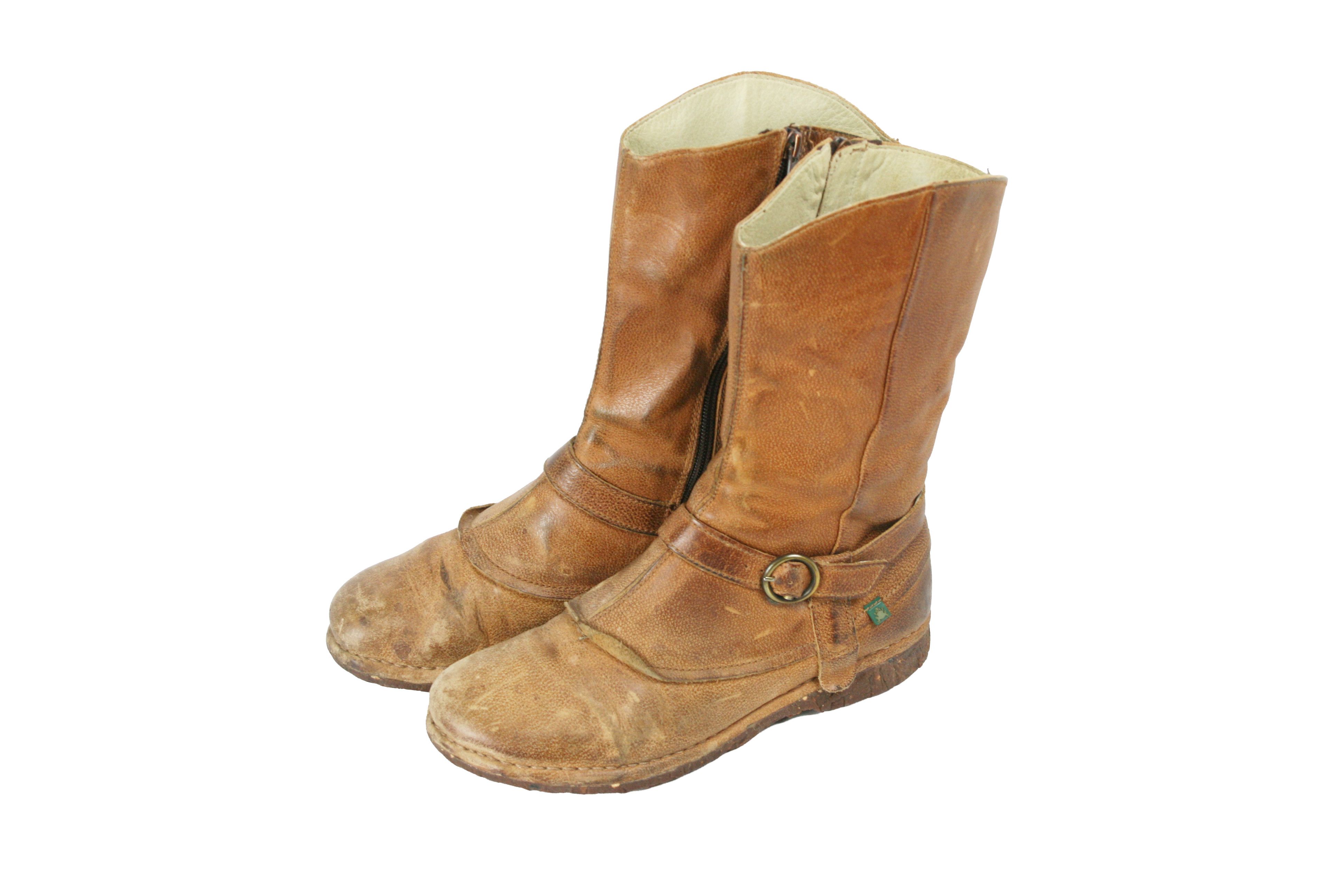 Japanese Brand El Naturalista Goblin Y2K Biker Grunge Boots Size US 8 / IT 38 - 3 Thumbnail