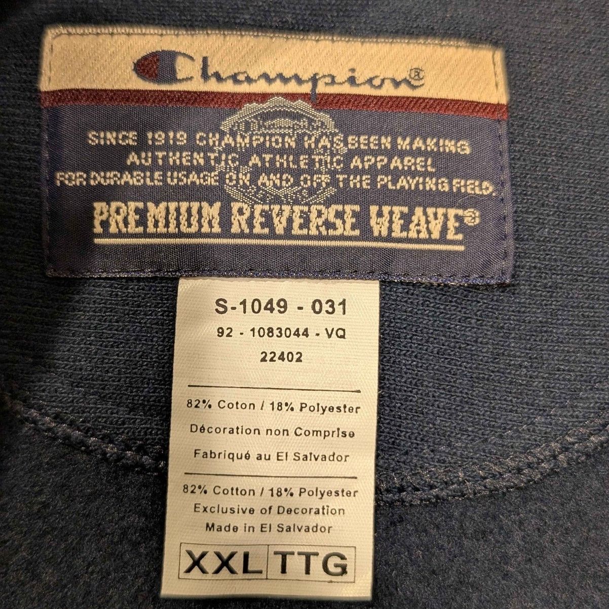 Champion Yale Internal medicine Champion Reverse Weave Sweatshirt 2XL Size US XXL / EU 58 / 5 - 2 Thumbnail
