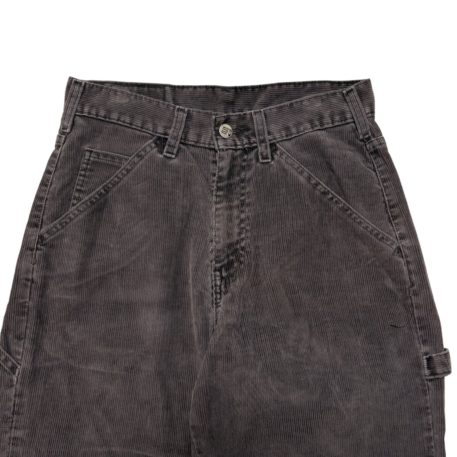Levi's VTG 90's Levi's L2 Gray Corduroy Baggy Wide Leg Pants 28x26 Size US 28 / EU 44 - 2 Thumbnail