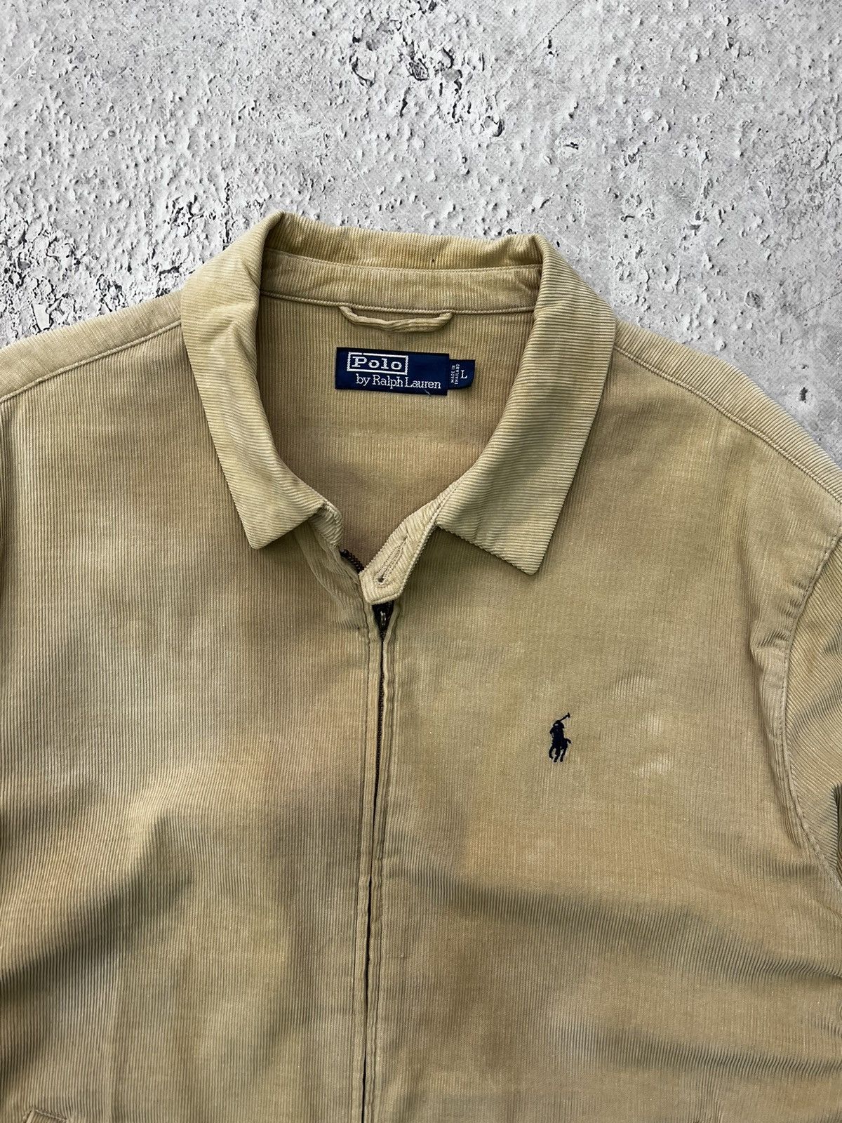 Polo Ralph Lauren × Vintage Vintage 90s Polo Ralph Lauren Harrington style boxy jacket Size US L / EU 52-54 / 3 - 3 Thumbnail