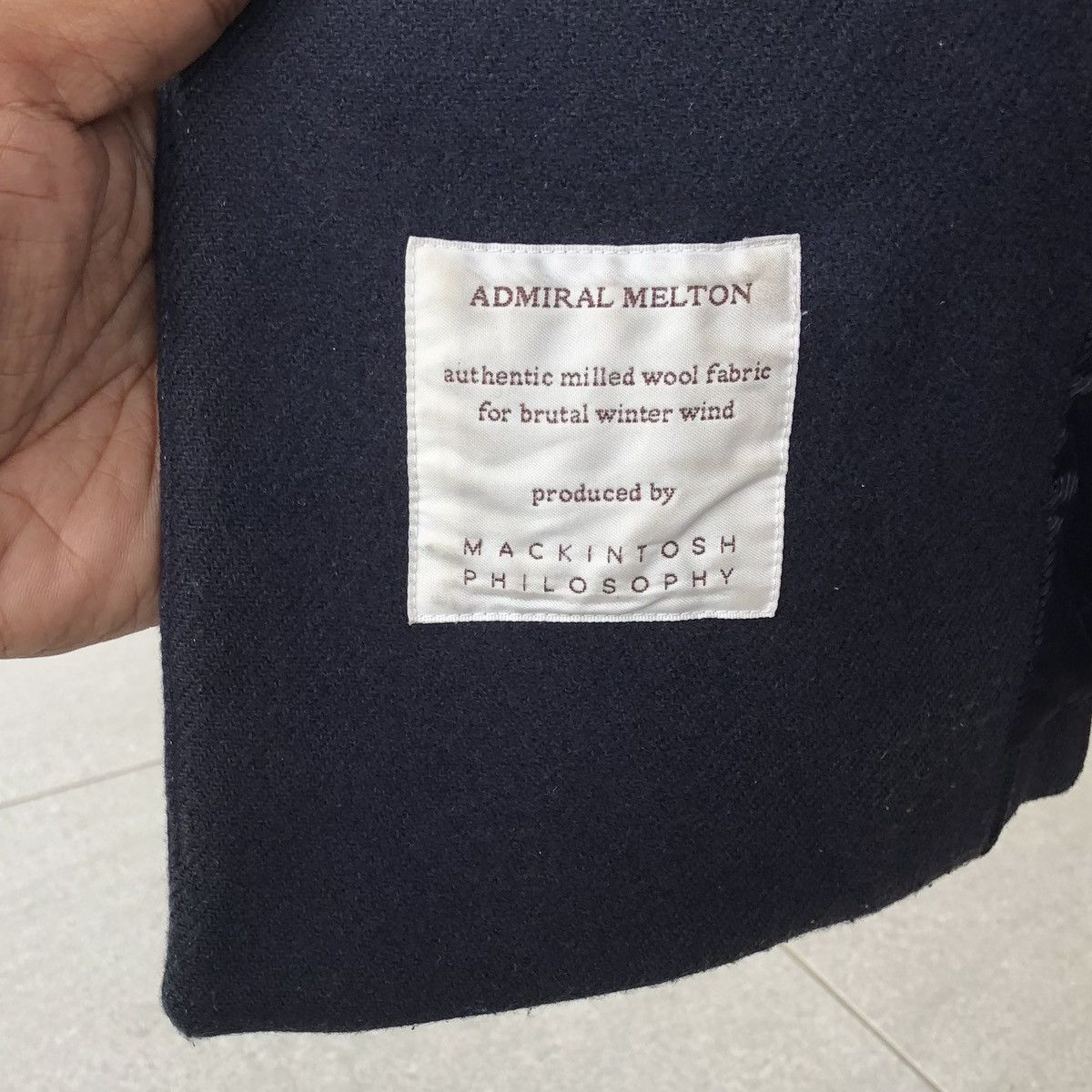 Mackintosh Mackintosh Philosophy Double Breasted Navy Blue Wool Peacoat Size US M / EU 48-50 / 2 - 15 Thumbnail