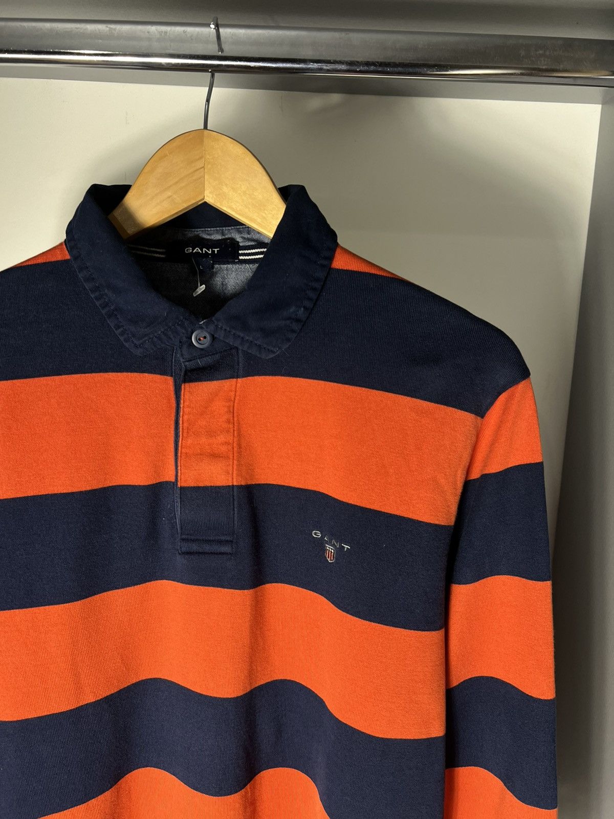 Gant VINTAGE GANT DESIGNER RUGBY LONG SLEEVE POLO RETRO Y2K 90s Size US L / EU 52-54 / 3 - 10 Thumbnail