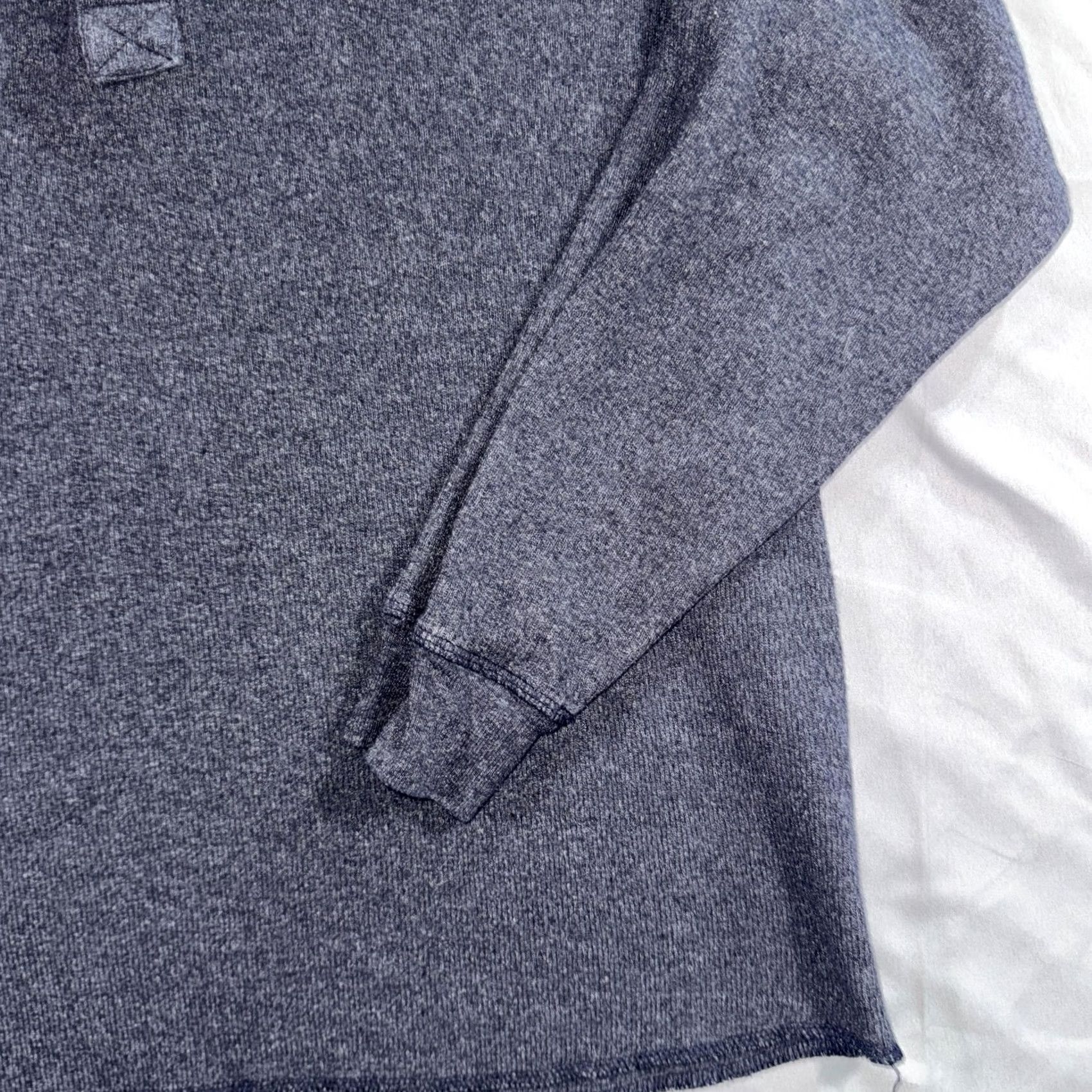 Taylor Stitch Taylor Stitch Henley Shirt Mens 40 Gray Long Sleeve Thermal Waffle Knit Casual Size US L / EU 52-54 / 3 - 6 Thumbnail