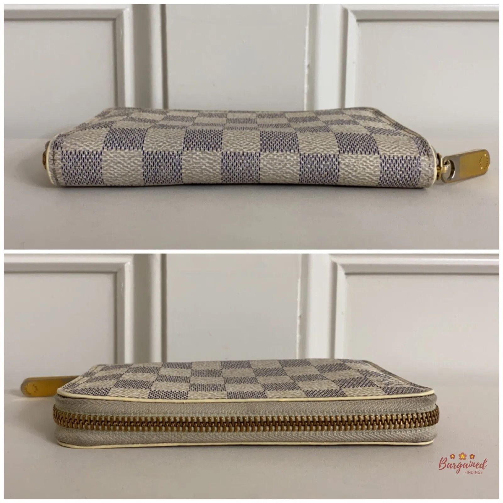 Louis Vuitton Louis Vuitton Damier Azur Canvas Leather Zippy Wallet Size ONE SIZE - 5 Thumbnail