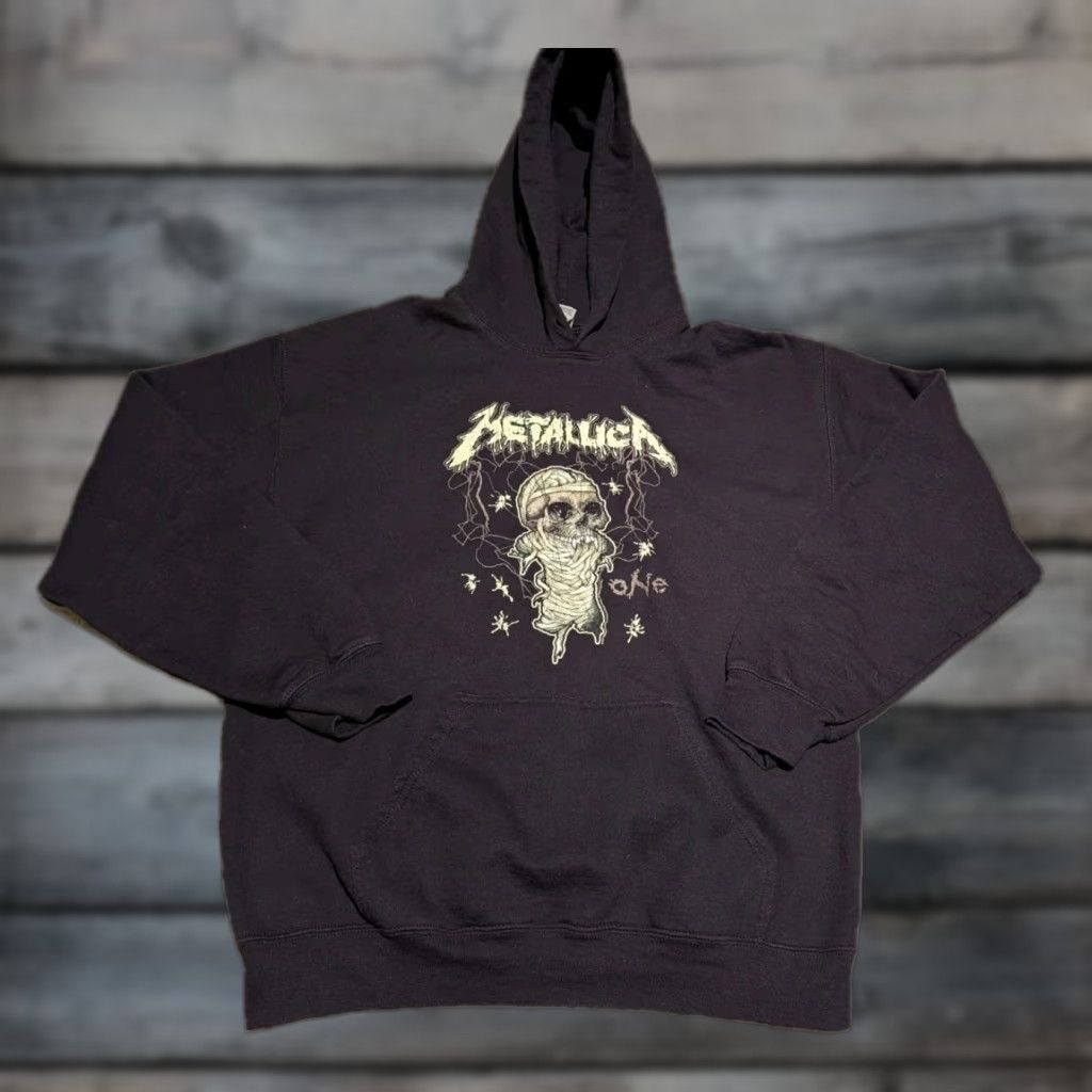 Gildan Gildan Metallica One Mummy Hoodie Black Unisex Size M Rock Metal Band Hoodie Size US M / EU 48-50 / 2 - 1 Thumbnail