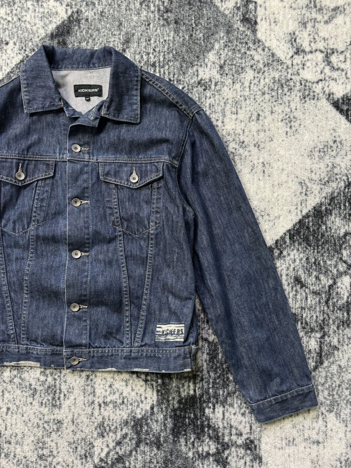 Kickers Vintage Kickers Denim style Jacket Y2K 90s rap Overcoat Size US M / EU 48-50 / 2 - 3 Thumbnail