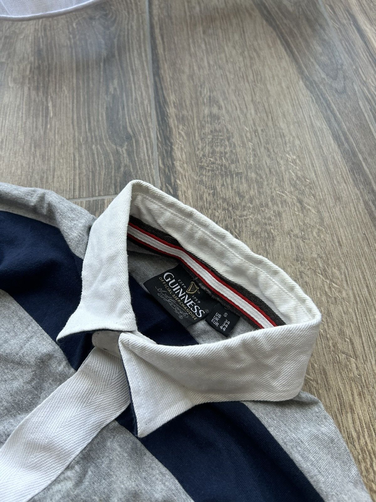 Rugby Ralph Lauren × Vintage Vintage Guinness Striped rugby jersey mens long-sleeve Size US S / EU 44-46 / 1 - 3 Thumbnail