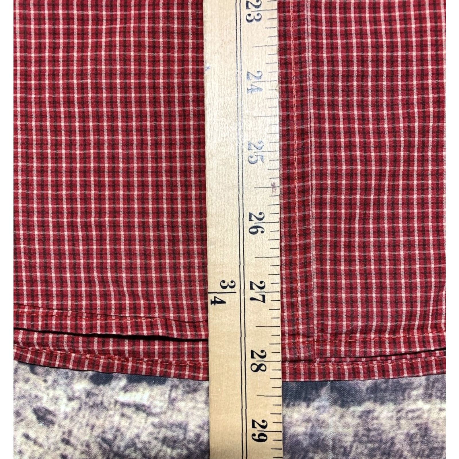 Wrangler Wrangler Hero Button-Up Shirt Men XL Red Plaid Cotton Short Sleeve Western Pattern Casual Shirt Size US XL / EU 56 / 4 - 7 Thumbnail